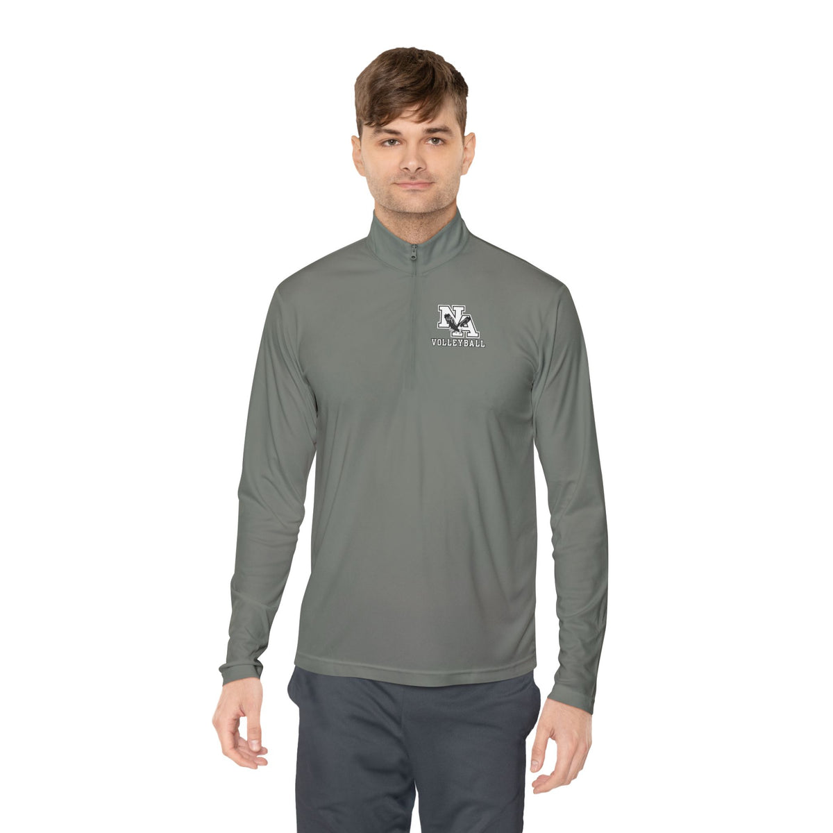 Adult Unisex New Albany Volleyball Classic Logo Sport-Tek Quarter Zip Pullover