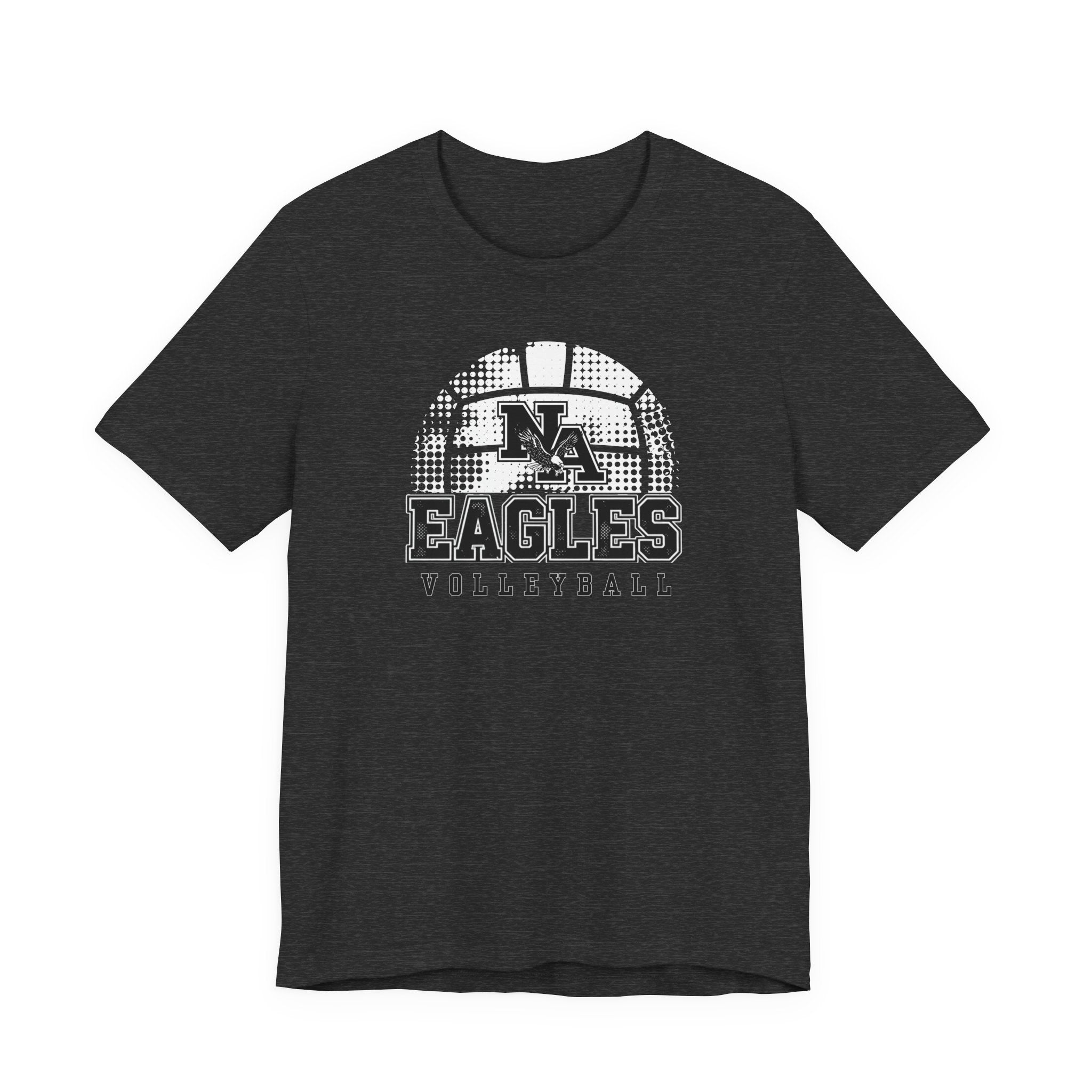 Adult Unisex New Albany Eagles Spike it Graphic Short Sleeve Soft Tee