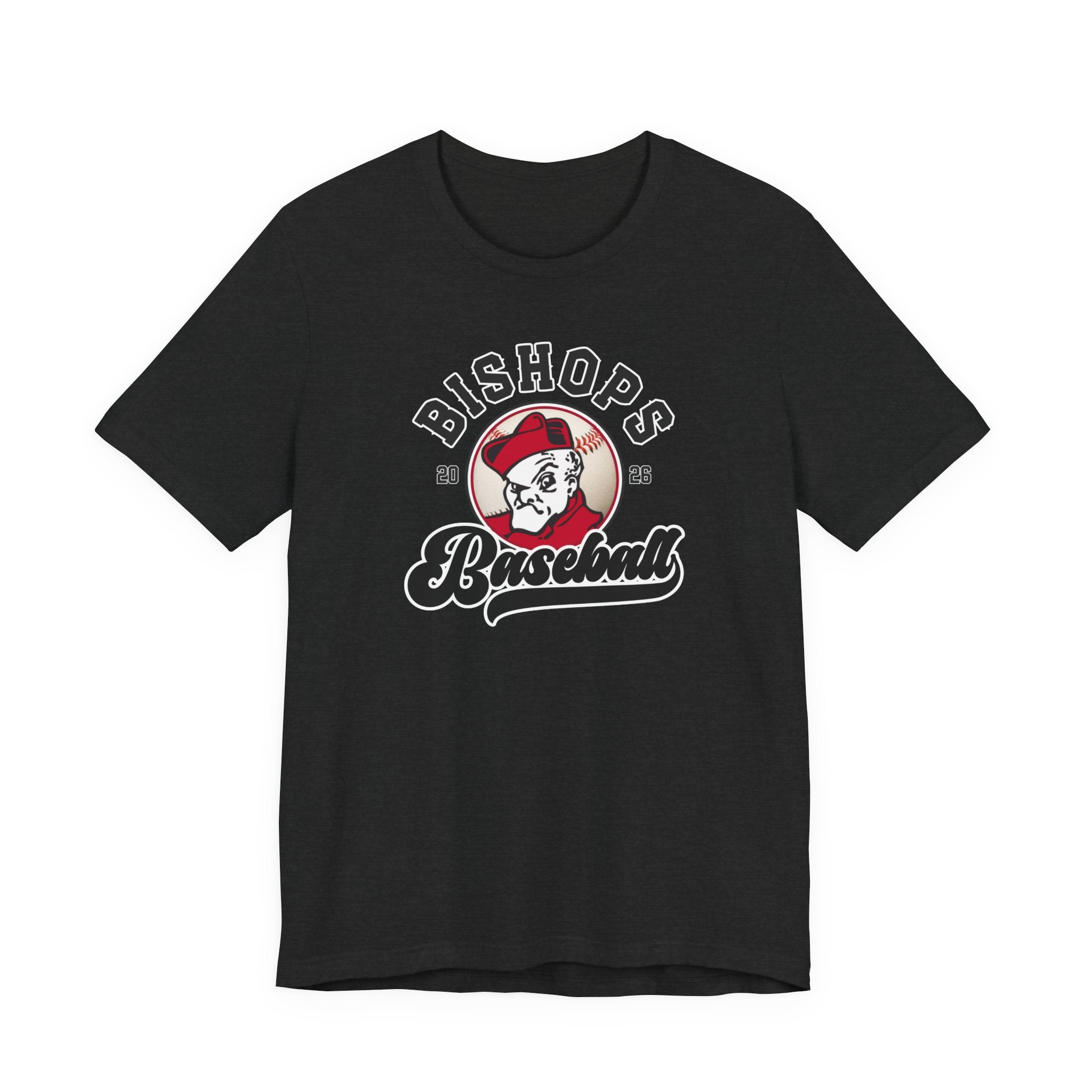 Adult Unisex Battling Bishops 2026 Script Baseball Graphic Short Sleeve Soft Tee