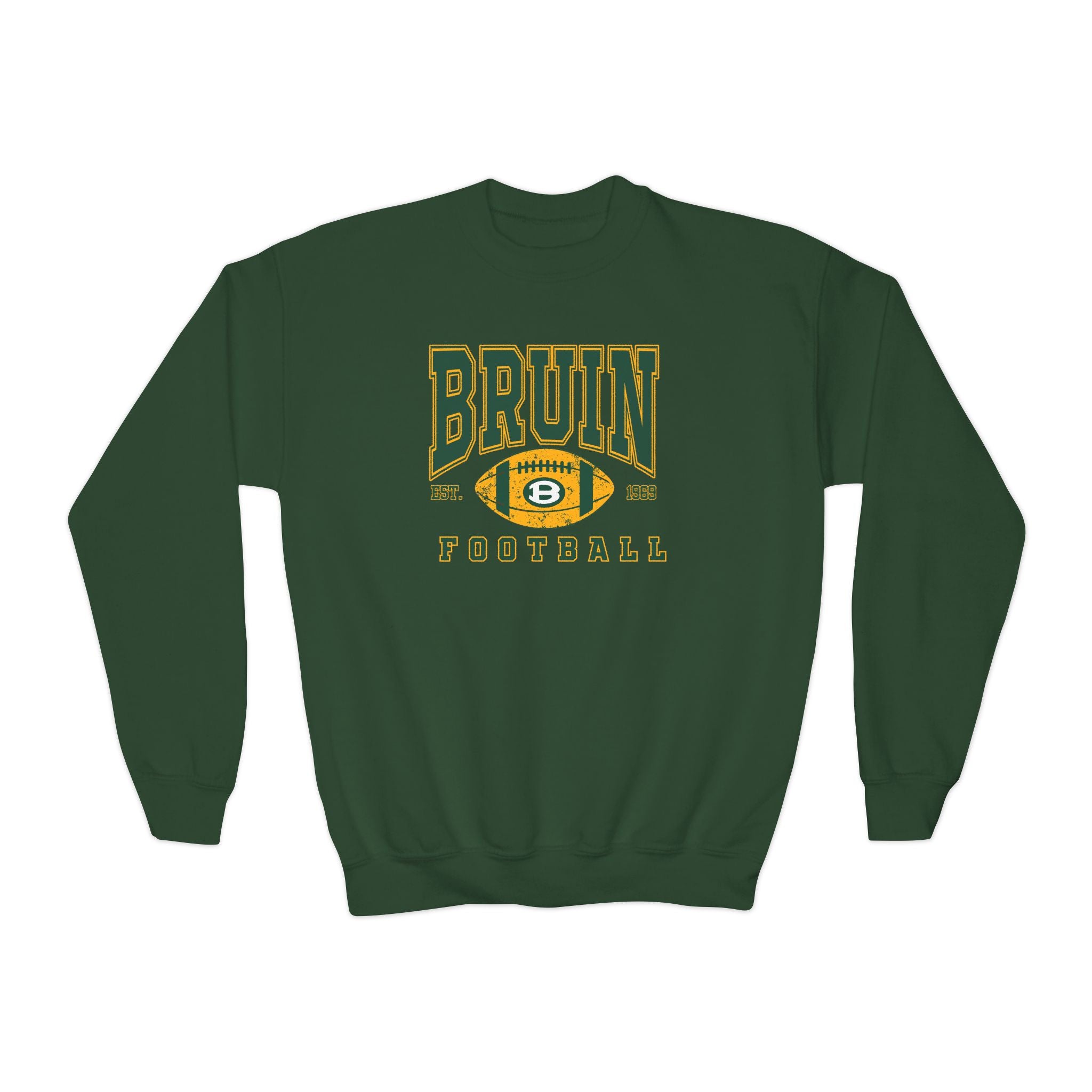 Youth Bruin Football Heritage Graphic Sweatshirt