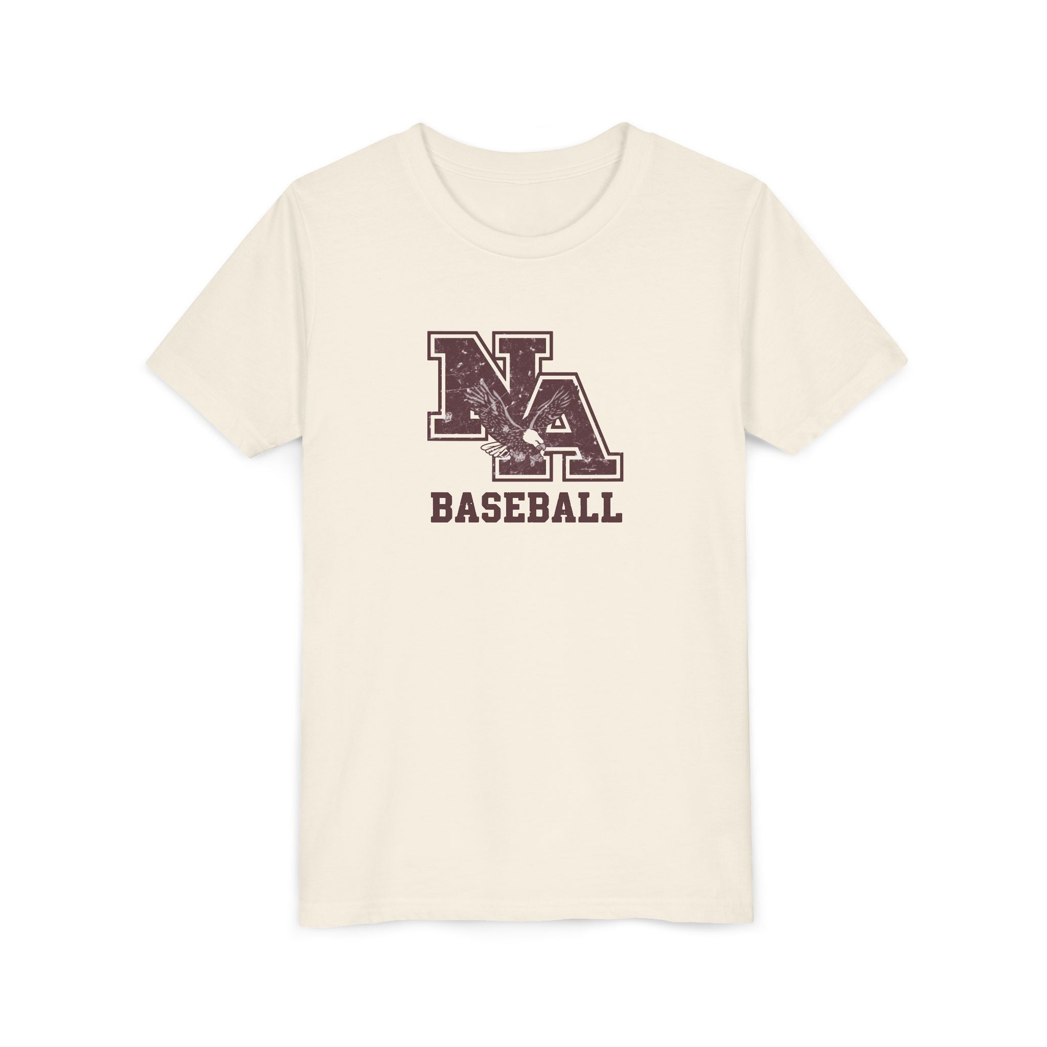 Youth New Albany Baseball Vintage Vibe Logo Graphic Short Sleeve Soft Tee
