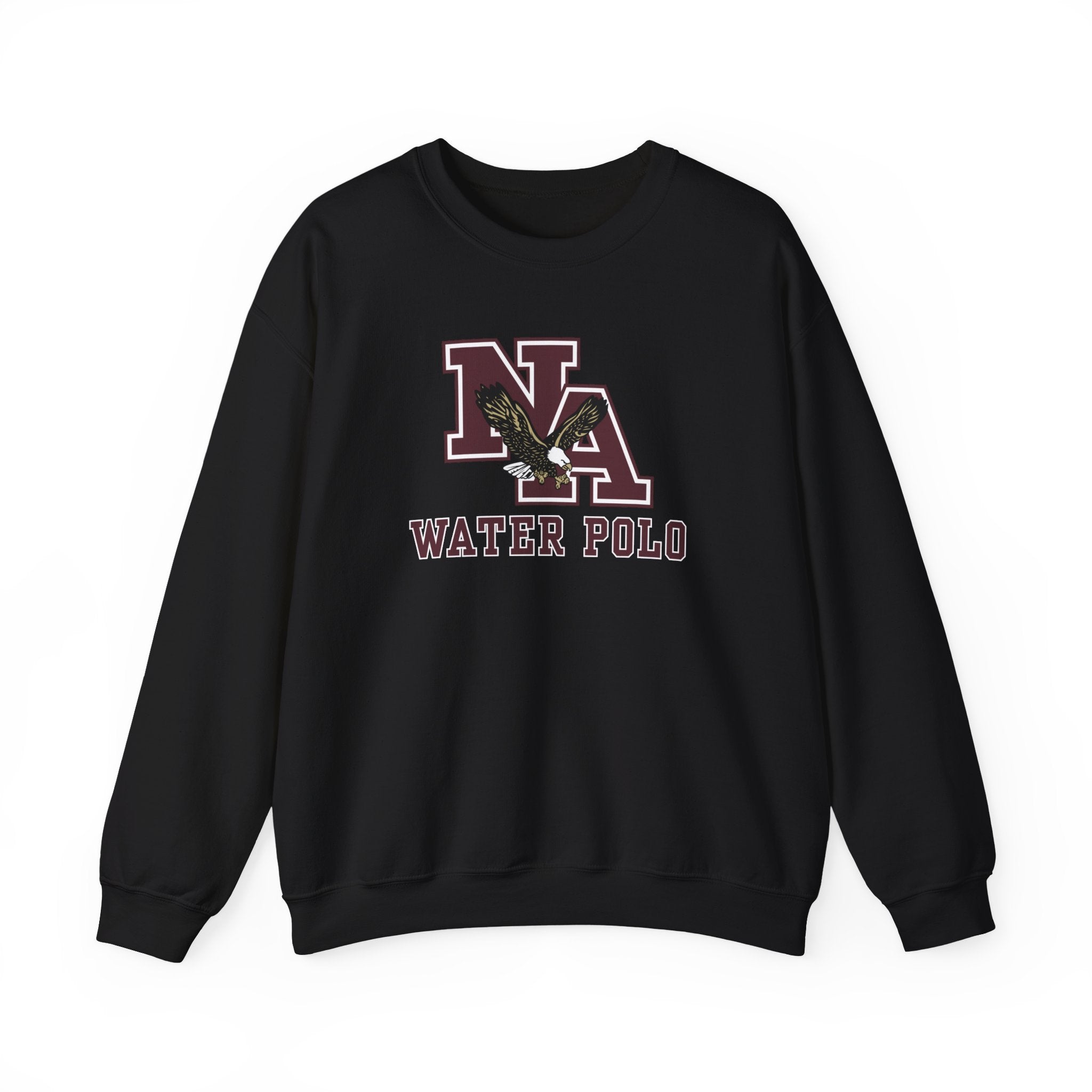 Adult Unisex New Albany Water Polo Classic Maroon Logo Graphic Sweatshirt