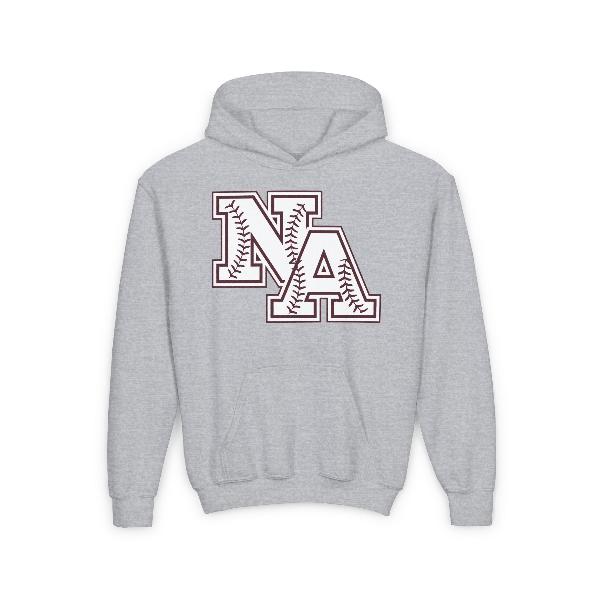 Youth Baseball Stitches Classic Logo Graphic Hoodie