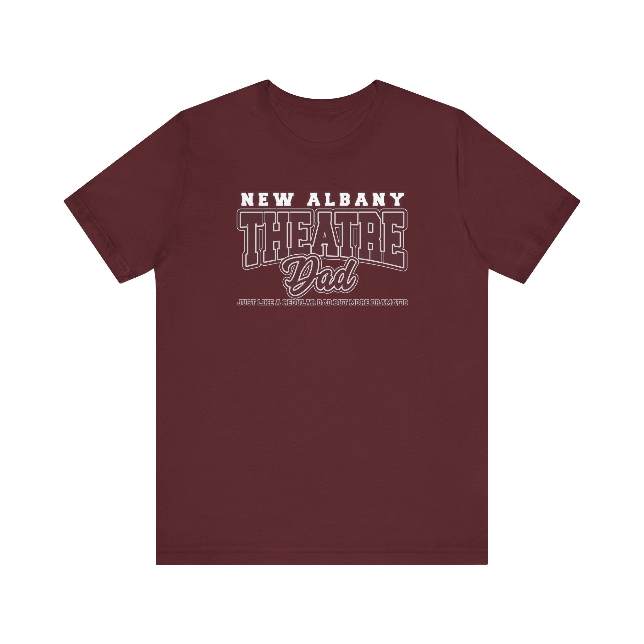 Adult Unisex New Albany Theatre Dramatic Dad Short Sleeve Soft Tee