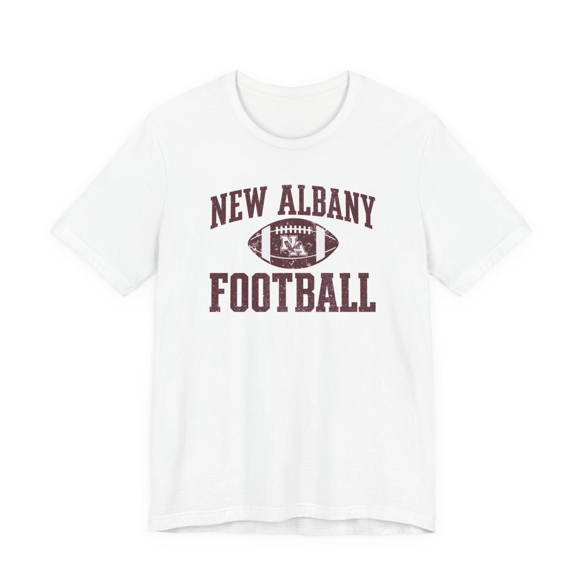 Adult Unisex New Albany Football Pride Graphic Short Sleeve Soft Tee