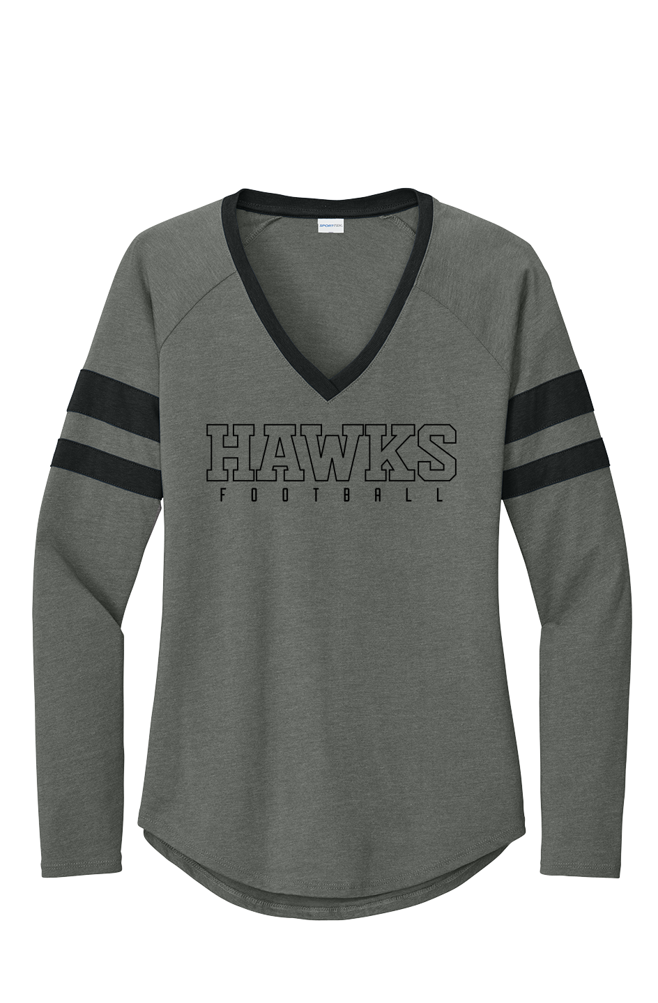 Women's Halftime Stripe V-Neck Tee
