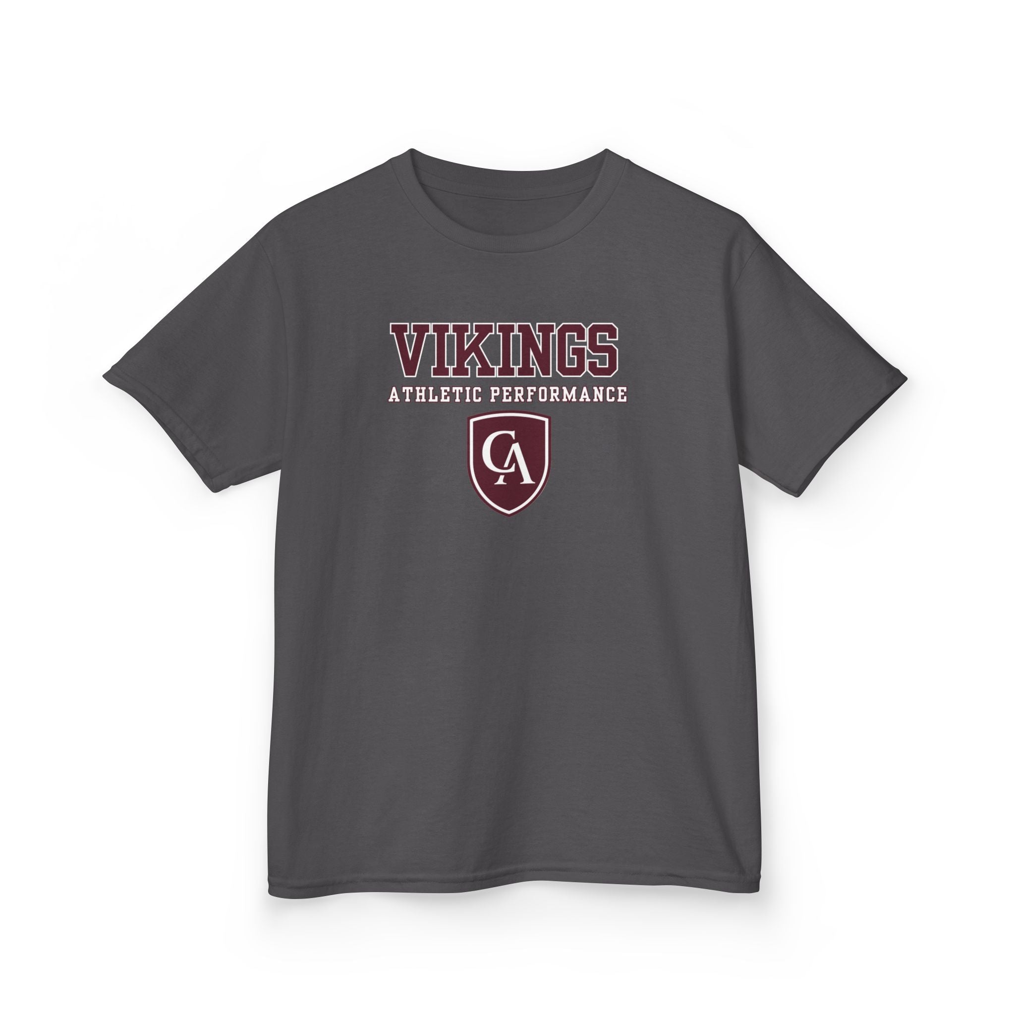 Youth Columbus Academy Vikings Athletic Performance Graphic Short Sleeve Gildan Heavy Tee