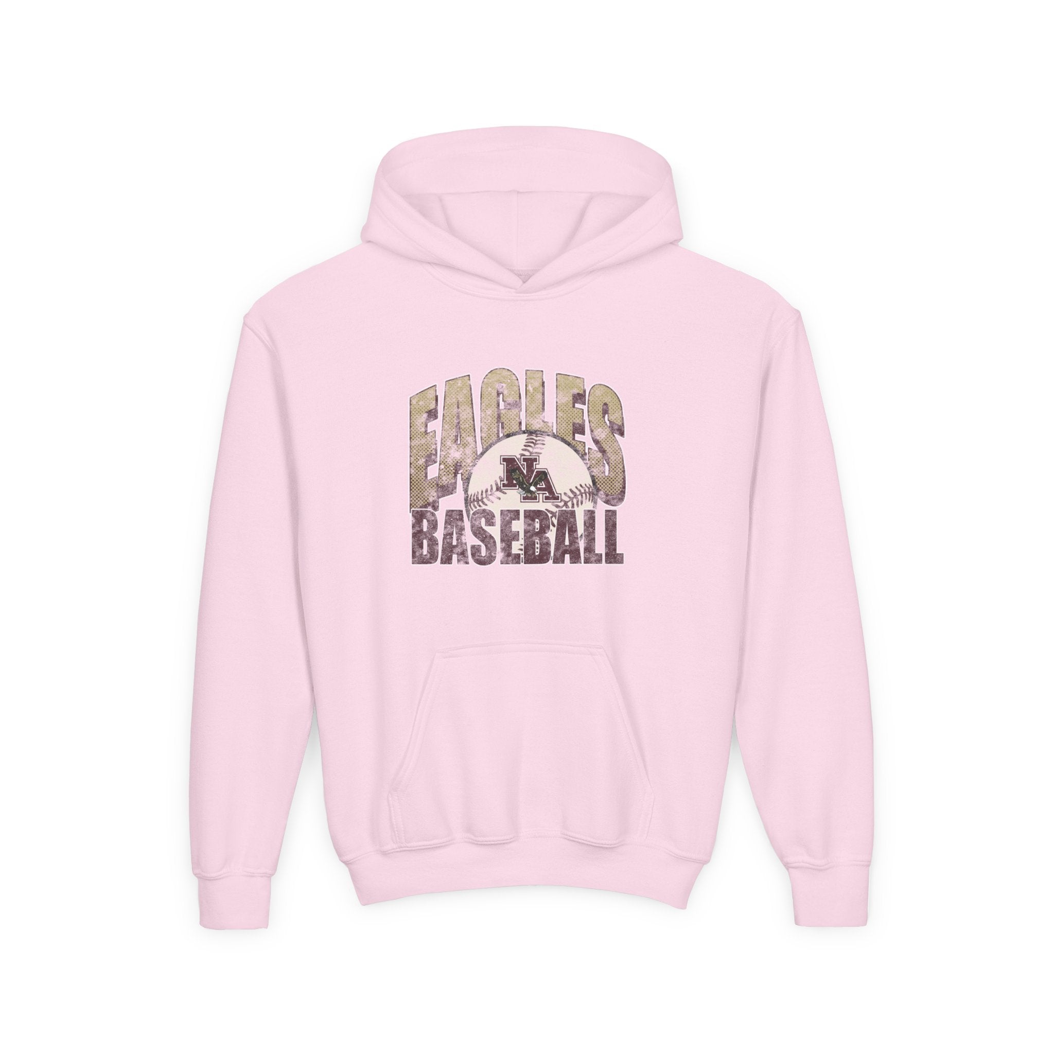Youth New Albany Eagles Distressed Dugout Graphic Hoodie