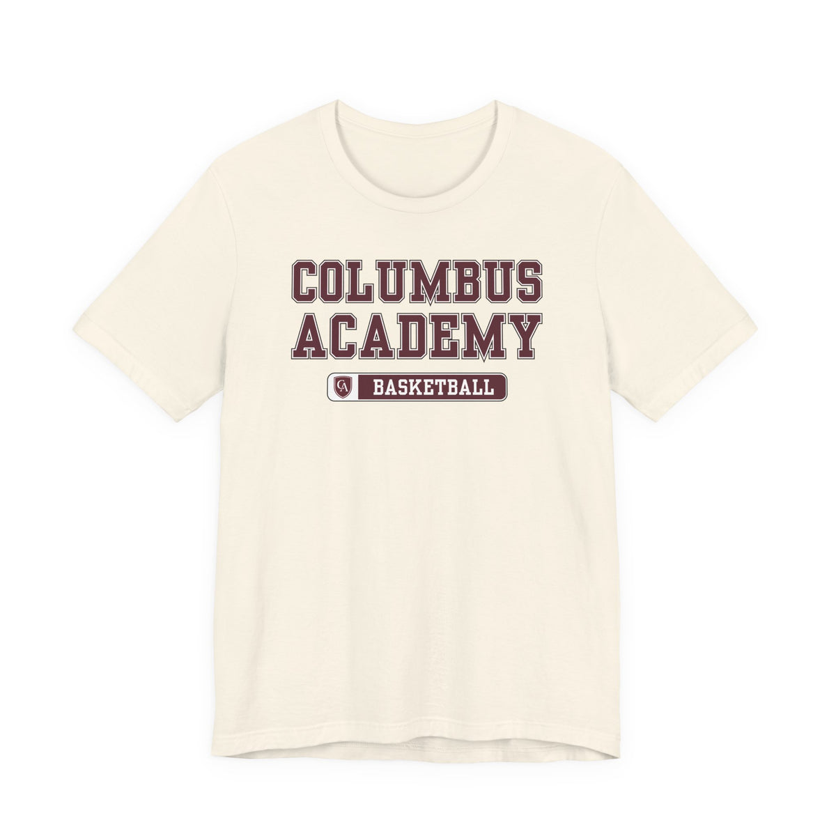 Adult Unisex Columbus Academy Basketball Graphic Short Sleeve Bella + Canvas Soft Tee