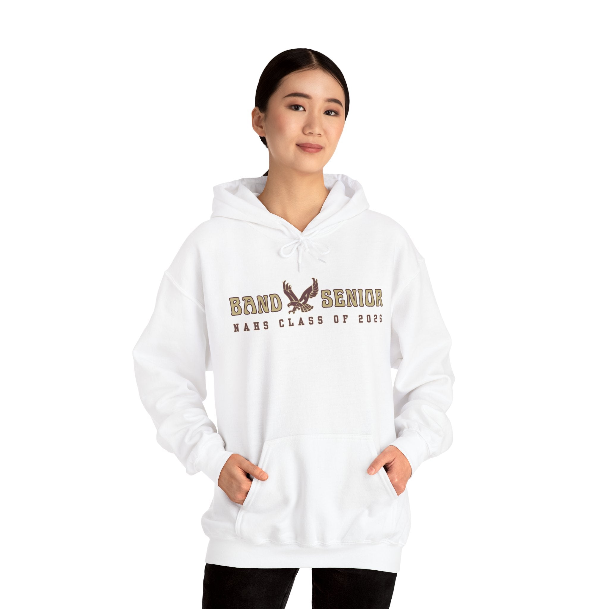Adult Unisex Band Eagle Senior Graphic Hoodie