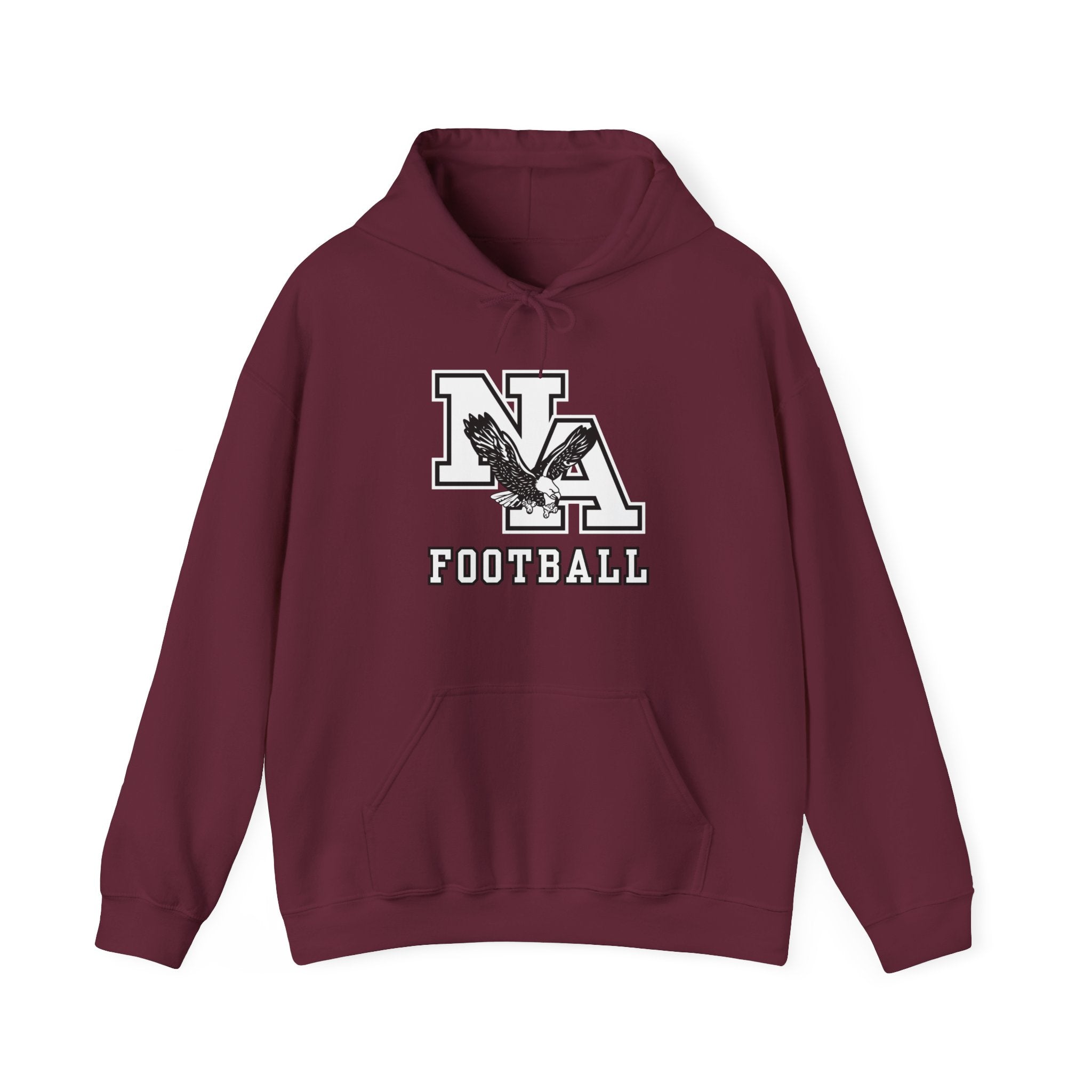 Adult Unisex Classic Logo White Football Graphic Hoodie
