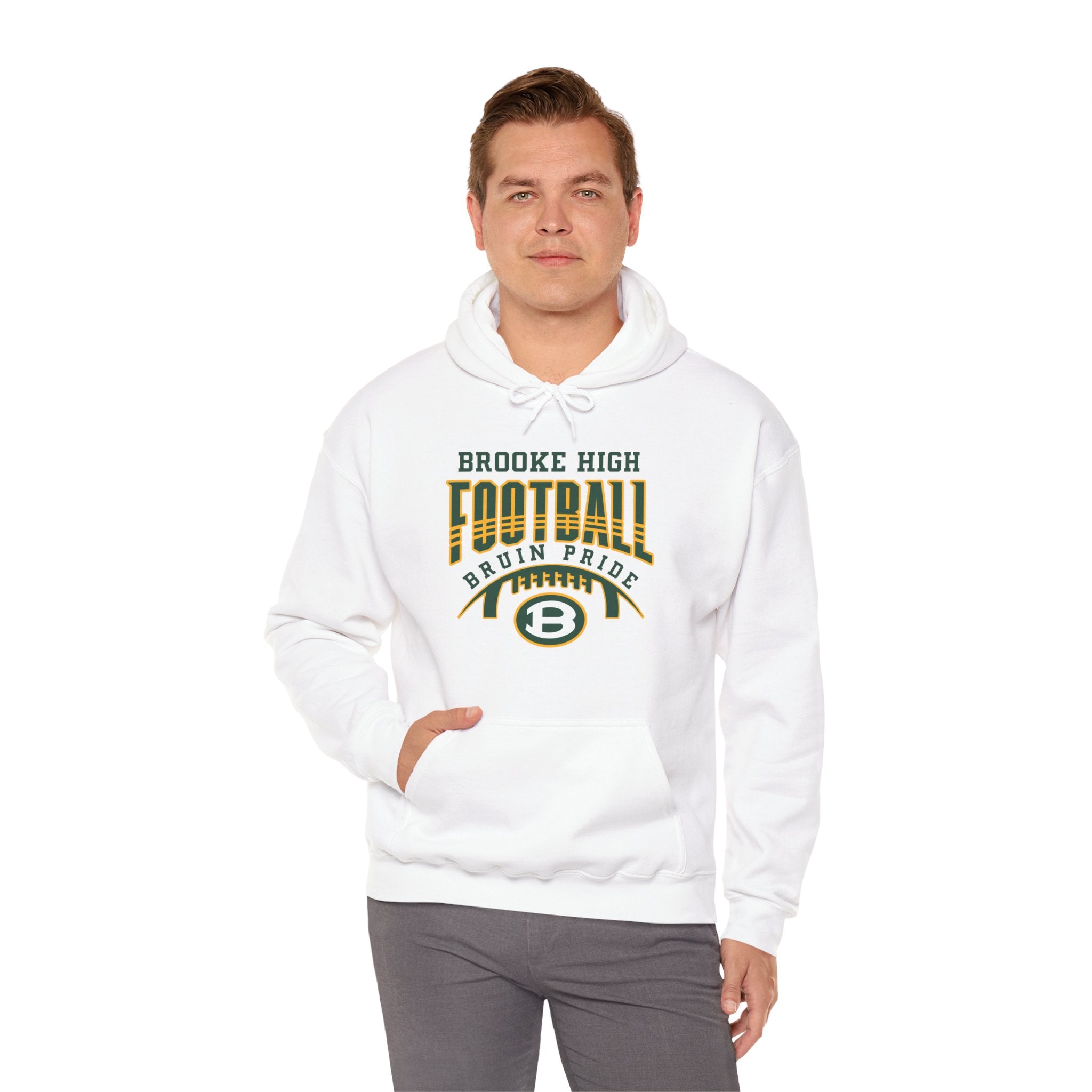 Adult Unisex Bruin Pride Football Graphic Hoodie