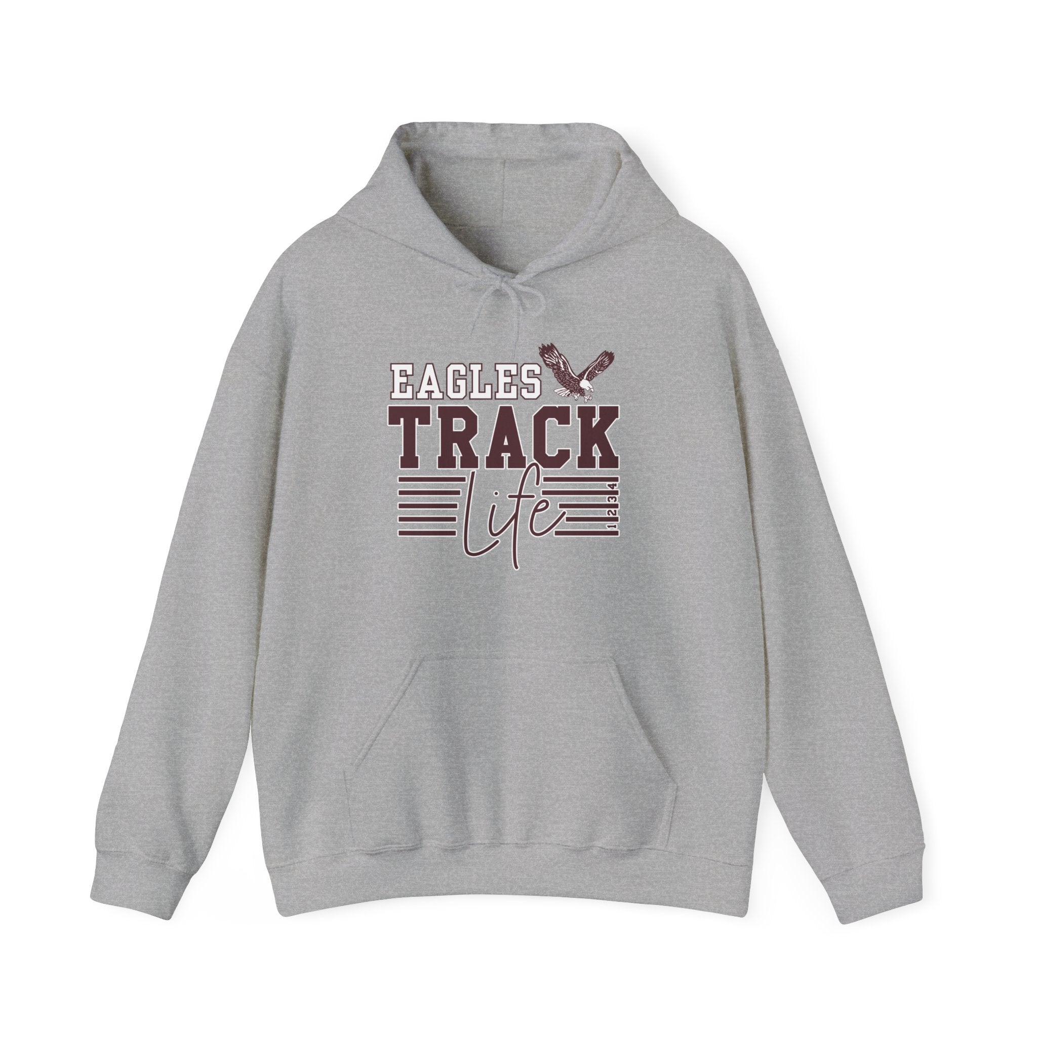 Adult Unisex Eagles Track Life Graphic Hoodie
