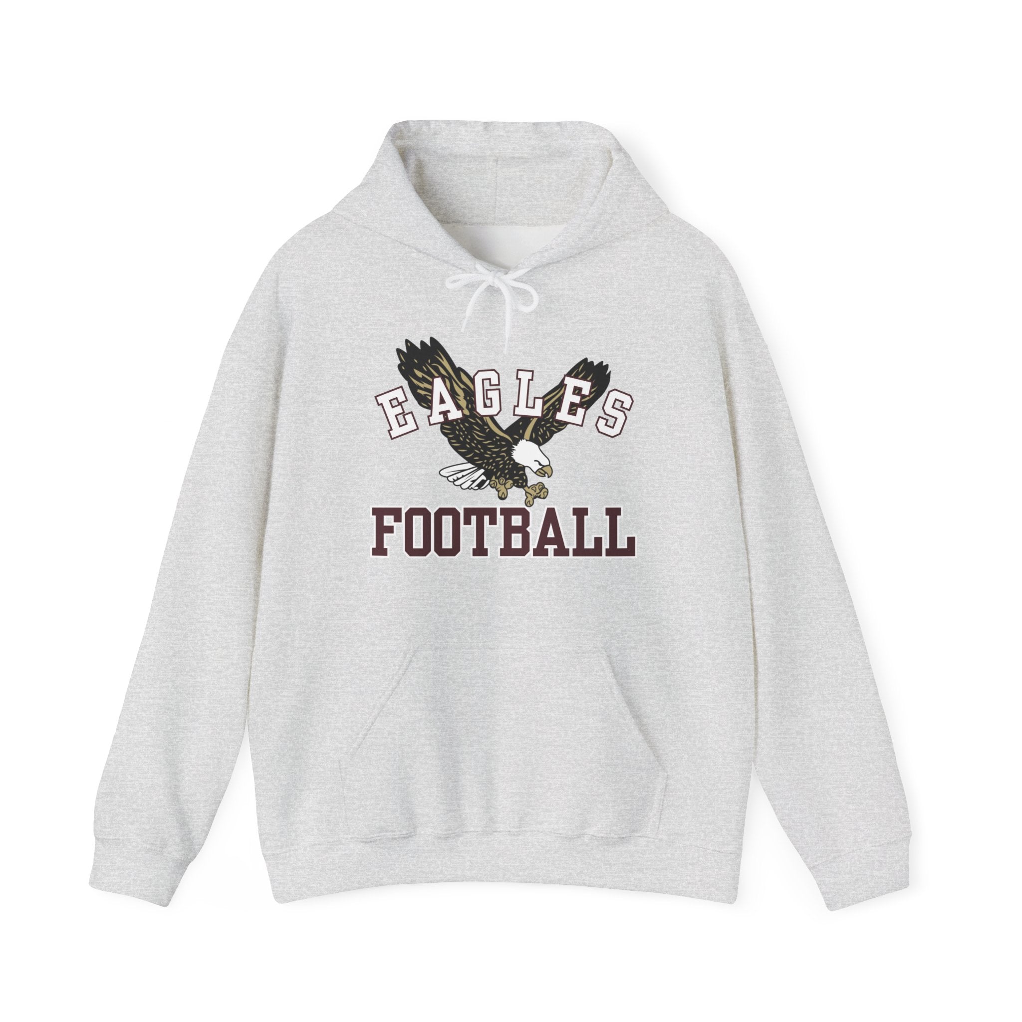 Adult Unisex Flying Football Eagle Graphic Hoodie