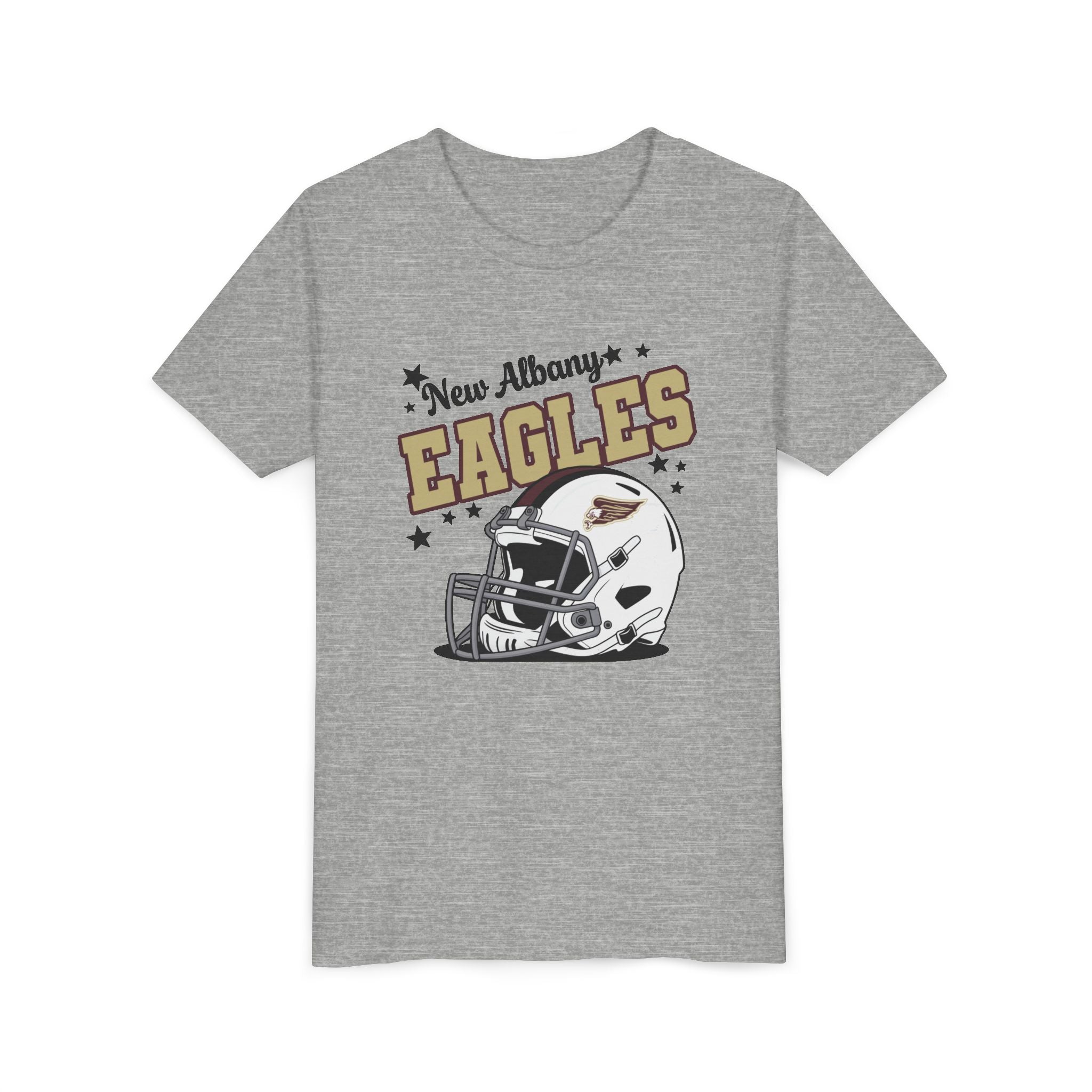 Youth New Albany Eagles Football Pride Graphic Short Sleeve Soft Tee