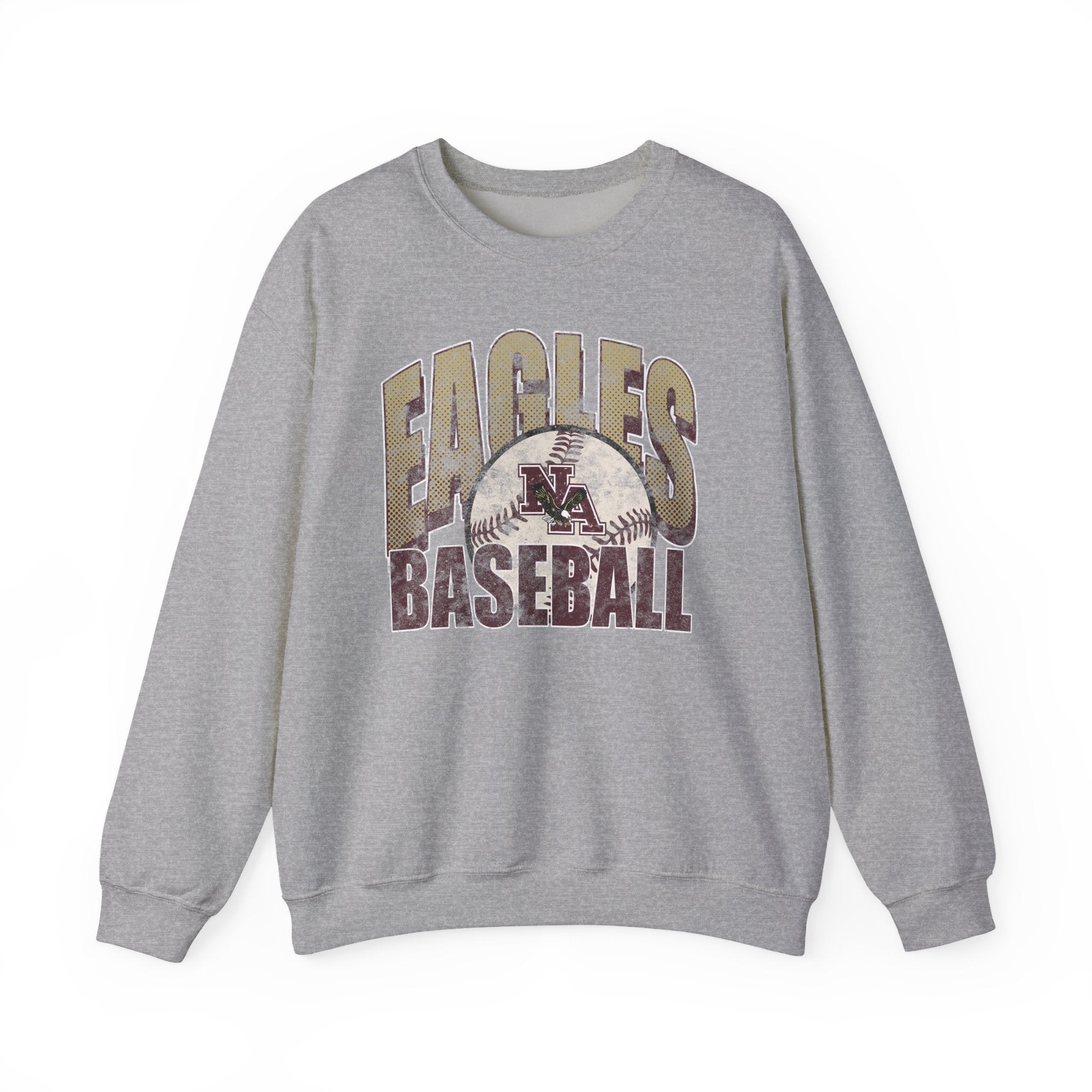 Adult Unisex New Albany Eagles Distressed Dugout Graphic Sweatshirt