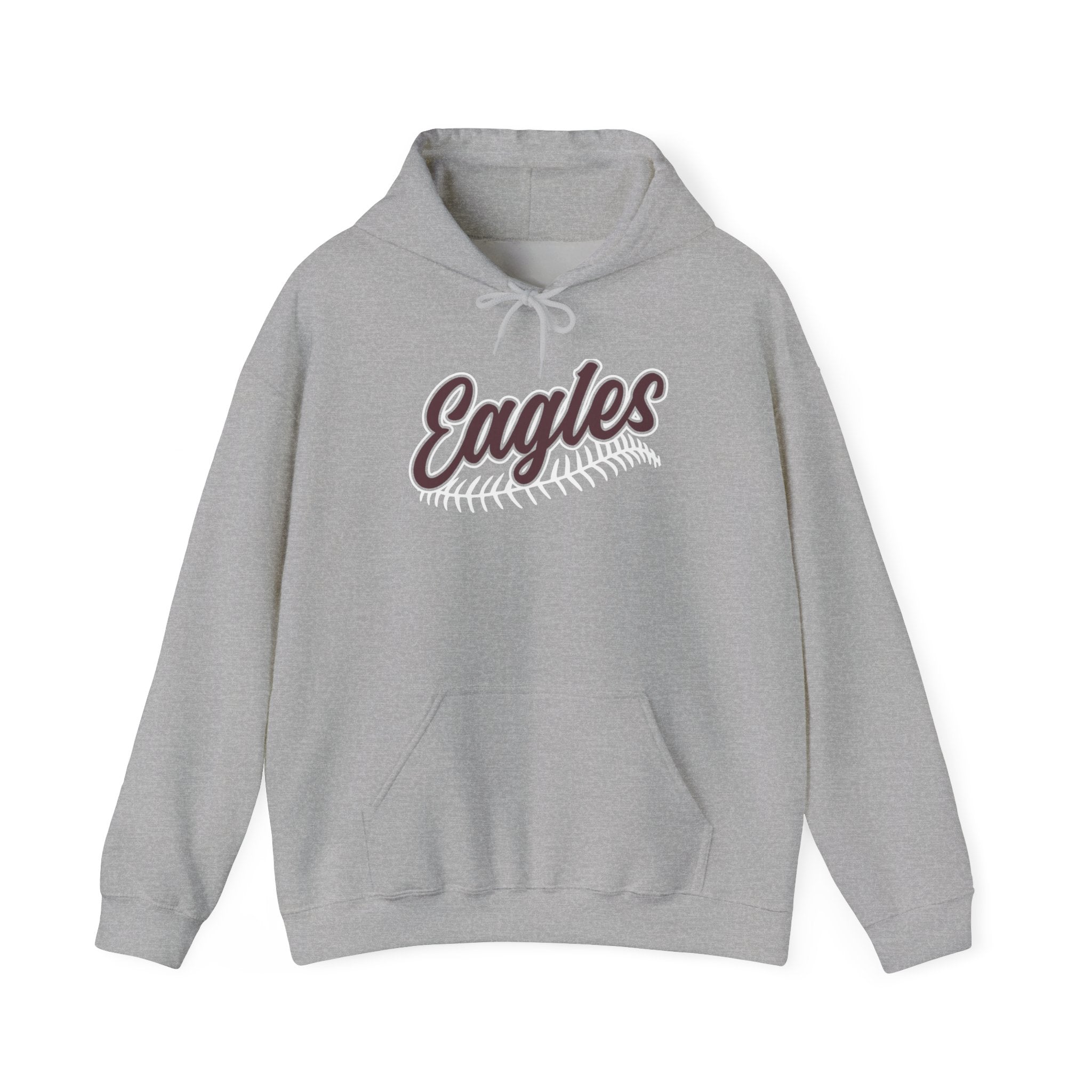 Adult Unisex New Albany Script Stitch Eagles Graphic Hoodie