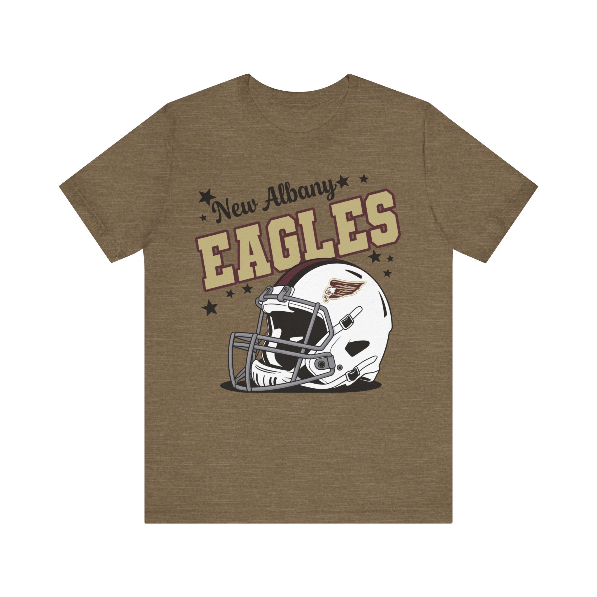 Adult Unisex New Albany Eagles Football Pride Graphic Short Sleeve Soft Tee