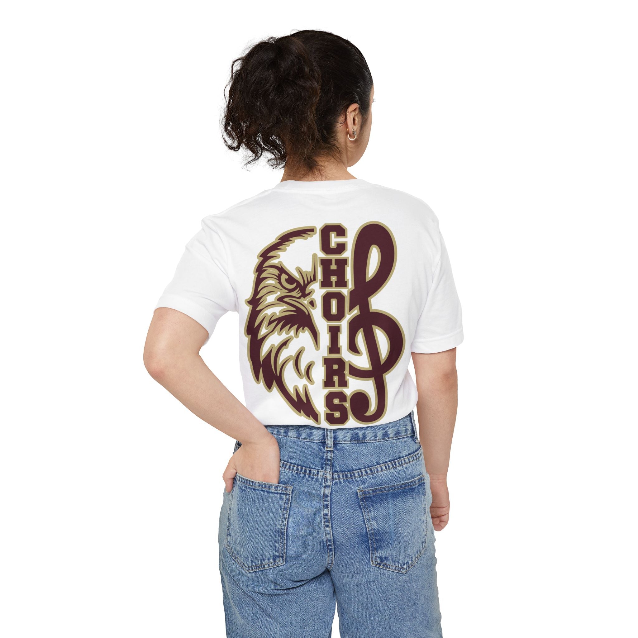 Adult Unisex Epic Eagle Choirs Graphic Pocket T-shirt