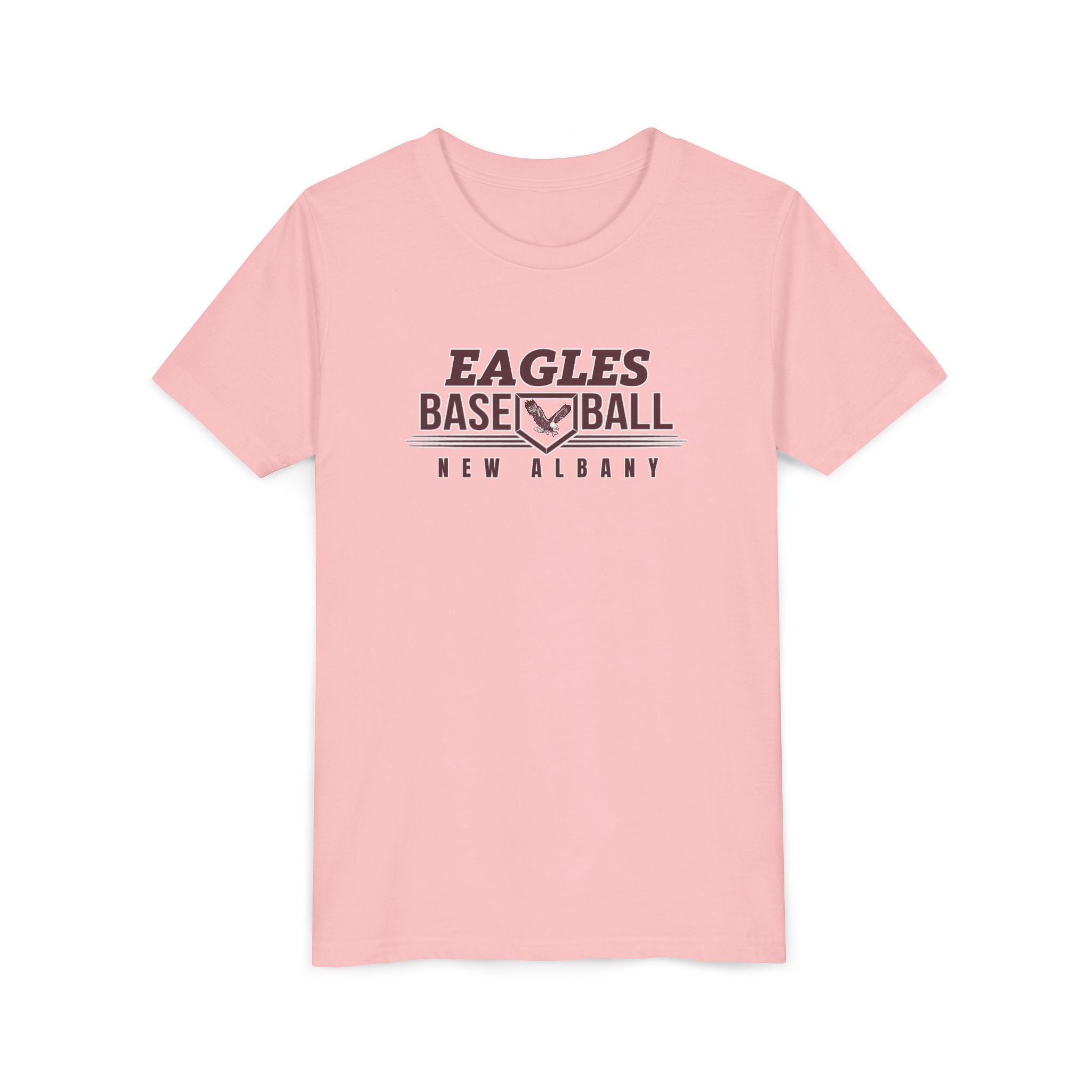 Youth New Albany Eagles Home Plate Pride Graphic Short Sleeve Soft Tee