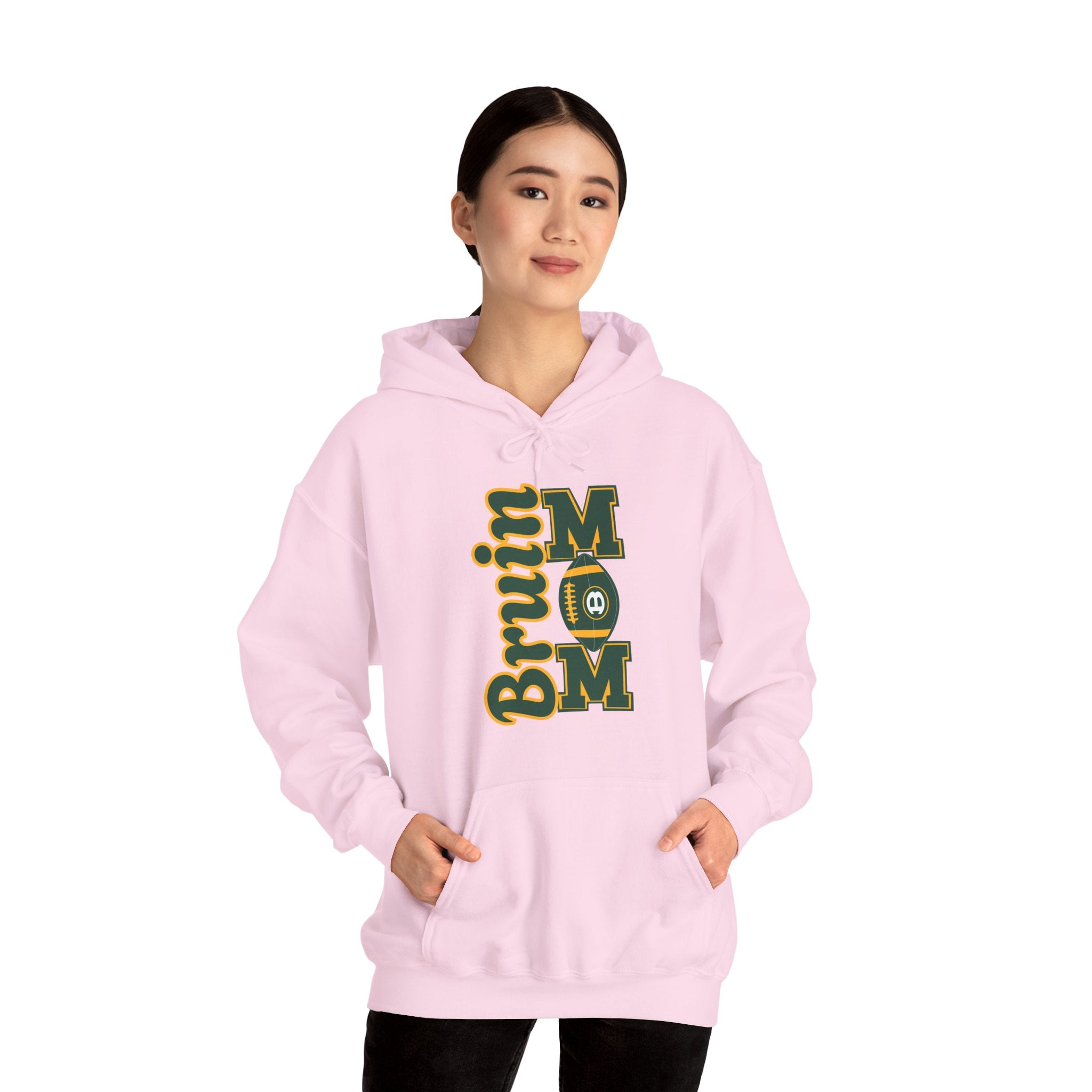 Adult Unisex Bruin Football Mom Graphic Hoodie