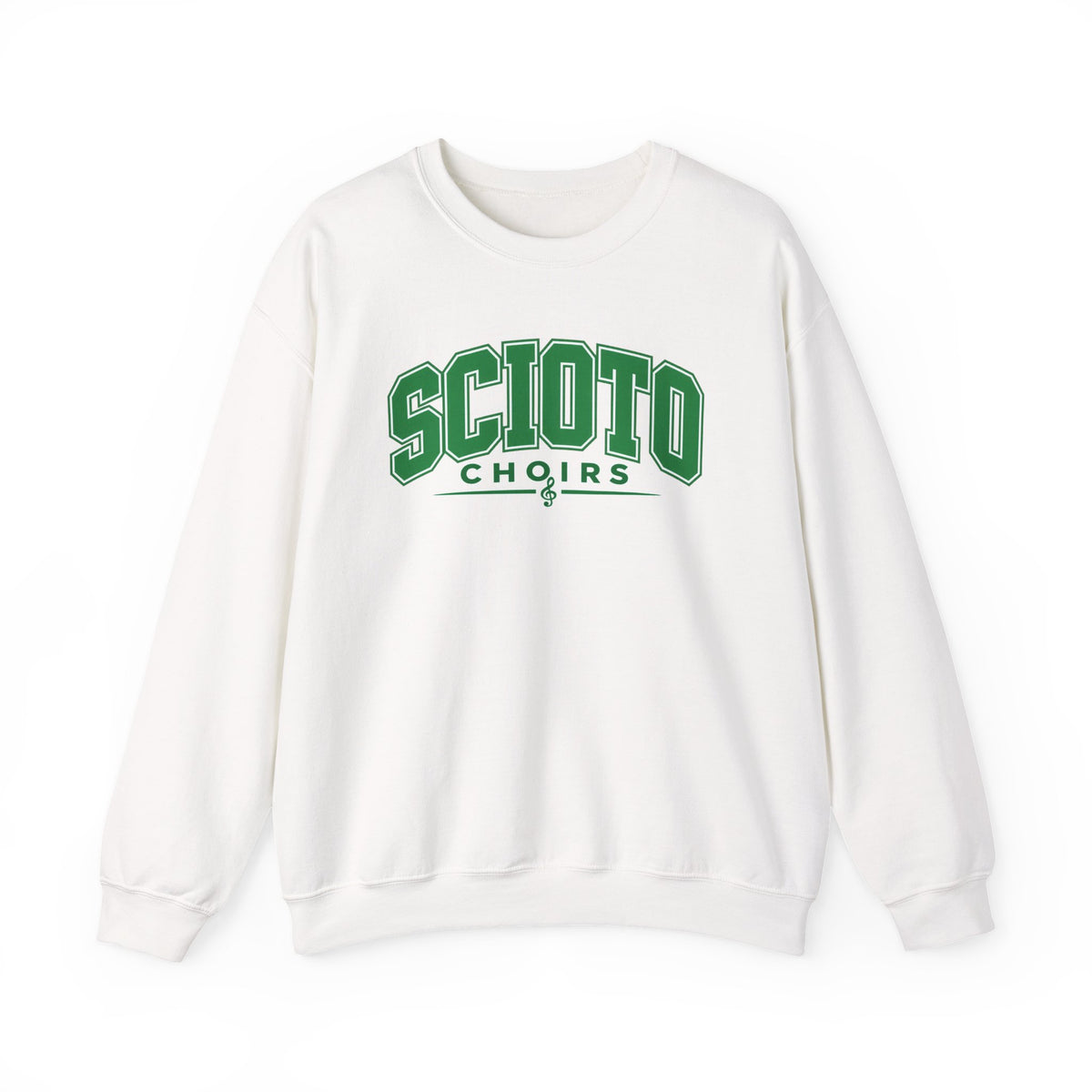 Adult Unisex Dublin Scioto Choirs Varsity Block Letter Graphic Sweatshirt