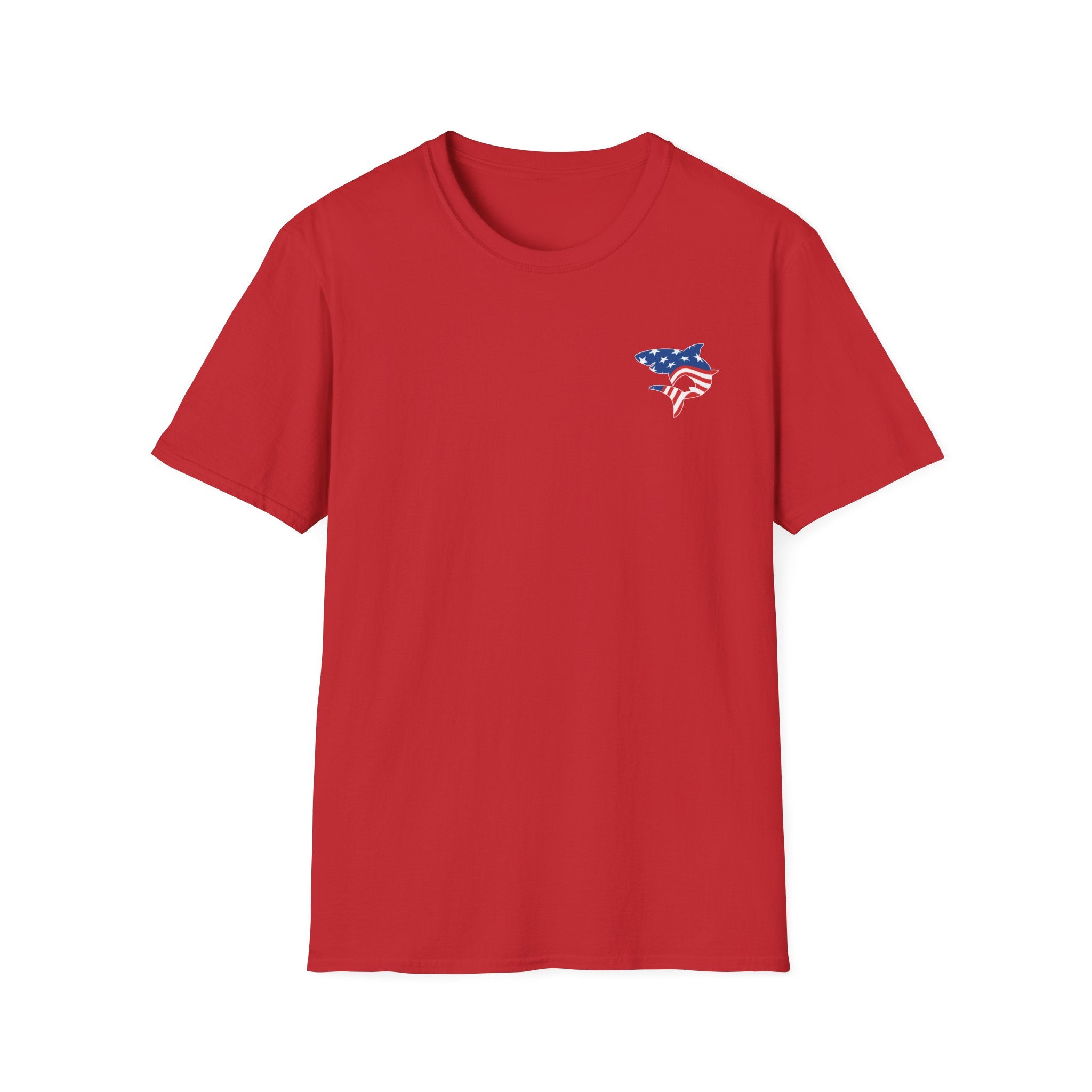 Adult Unisex South Hills Swim Club Patriotic Graphic Short Sleeve Gildan Softstyle Tee