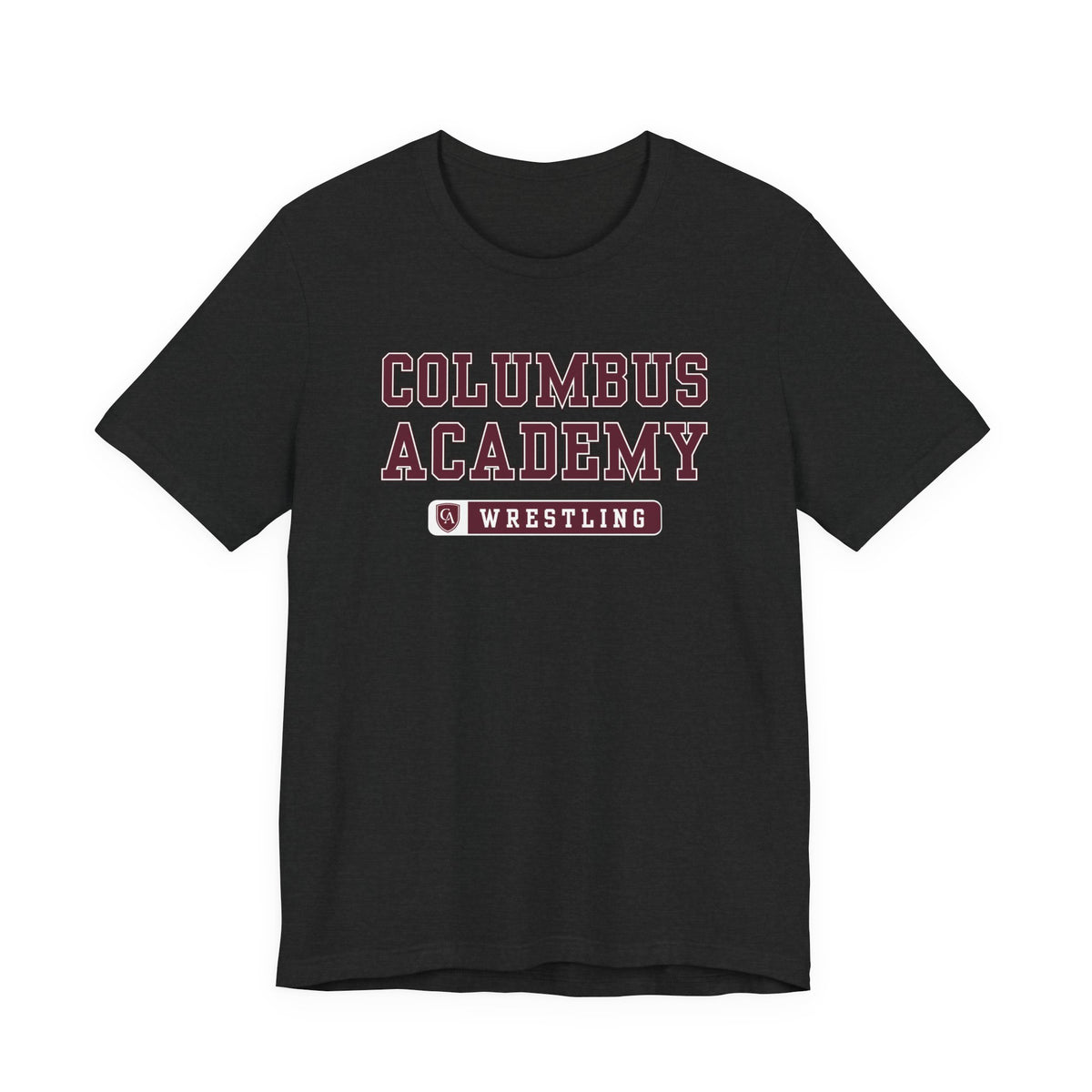 Adult Unisex Columbus Academy Wrestling Graphic Short Sleeve Bella + Canvas Soft Tee