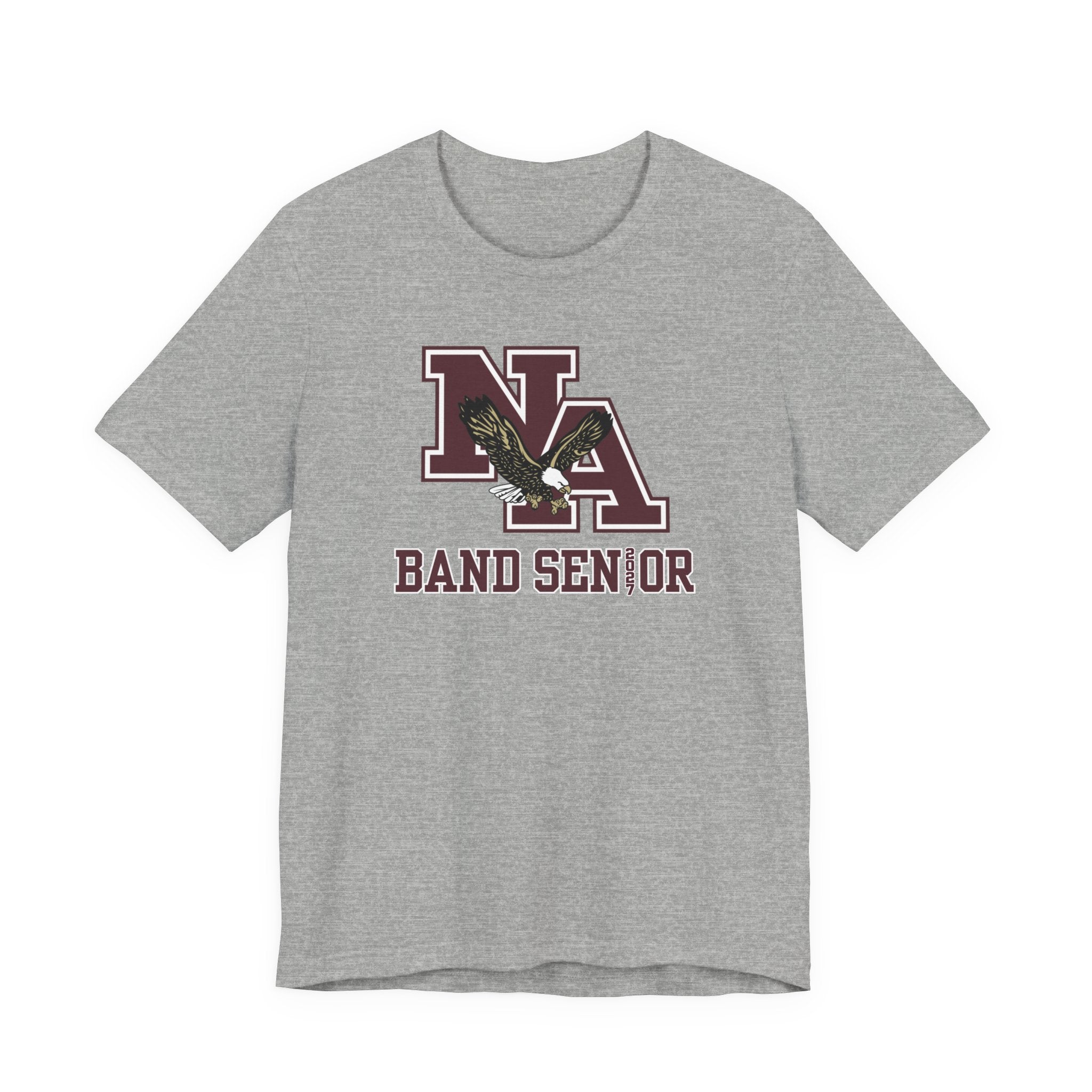 Adult Unisex New Albany Band 2027 Senior Graphic Short Sleeve Bella + Canvas Soft Tee