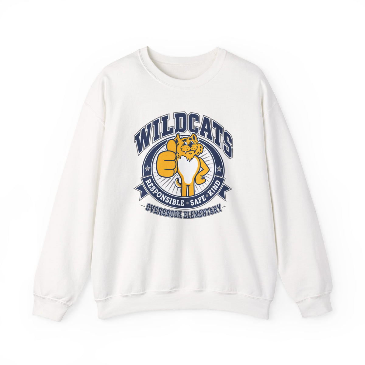 Adult Unisex Overbrook Elementary Wildcat Way Graphic Sweatshirt