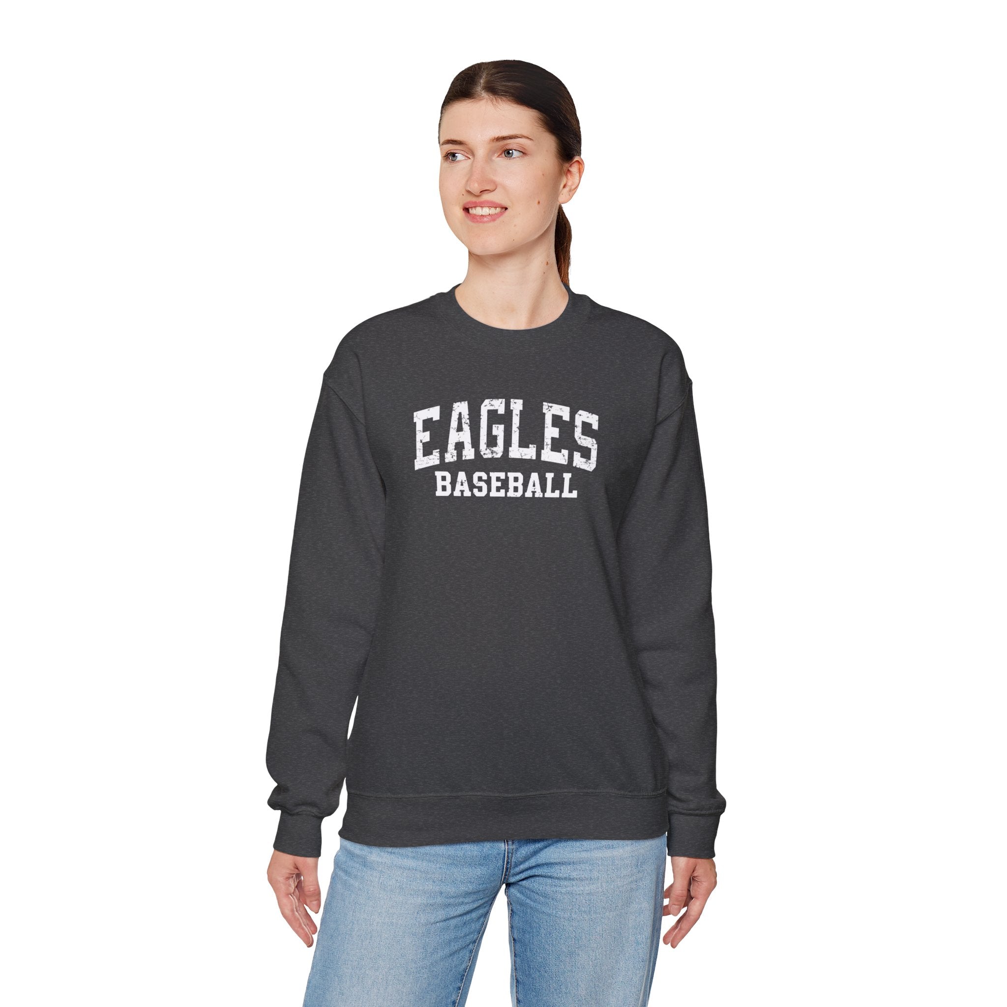 Adult Unisex New Albany Eagles Baseball Vintage Distressed Graphic Sweatshirt