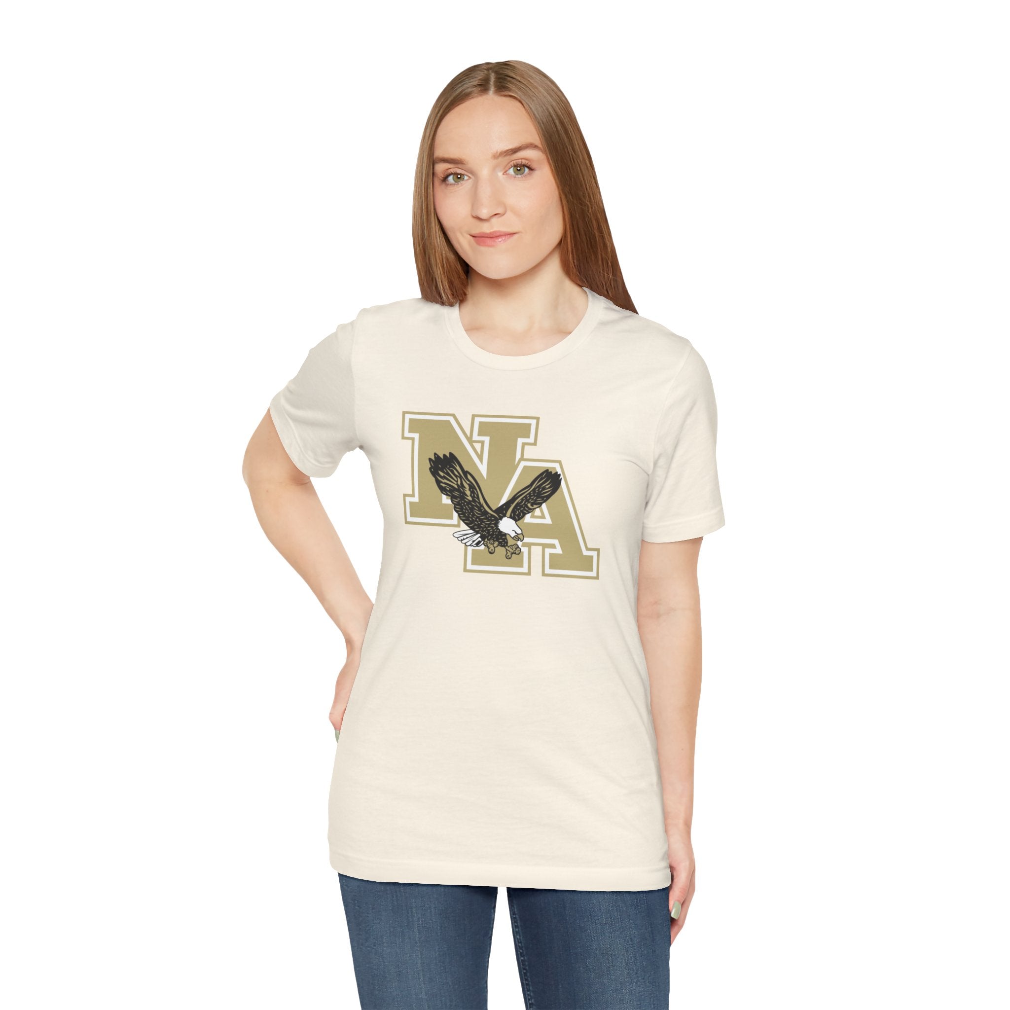 Adult Unisex Classic Gold Logo Short Sleeve Soft Tee