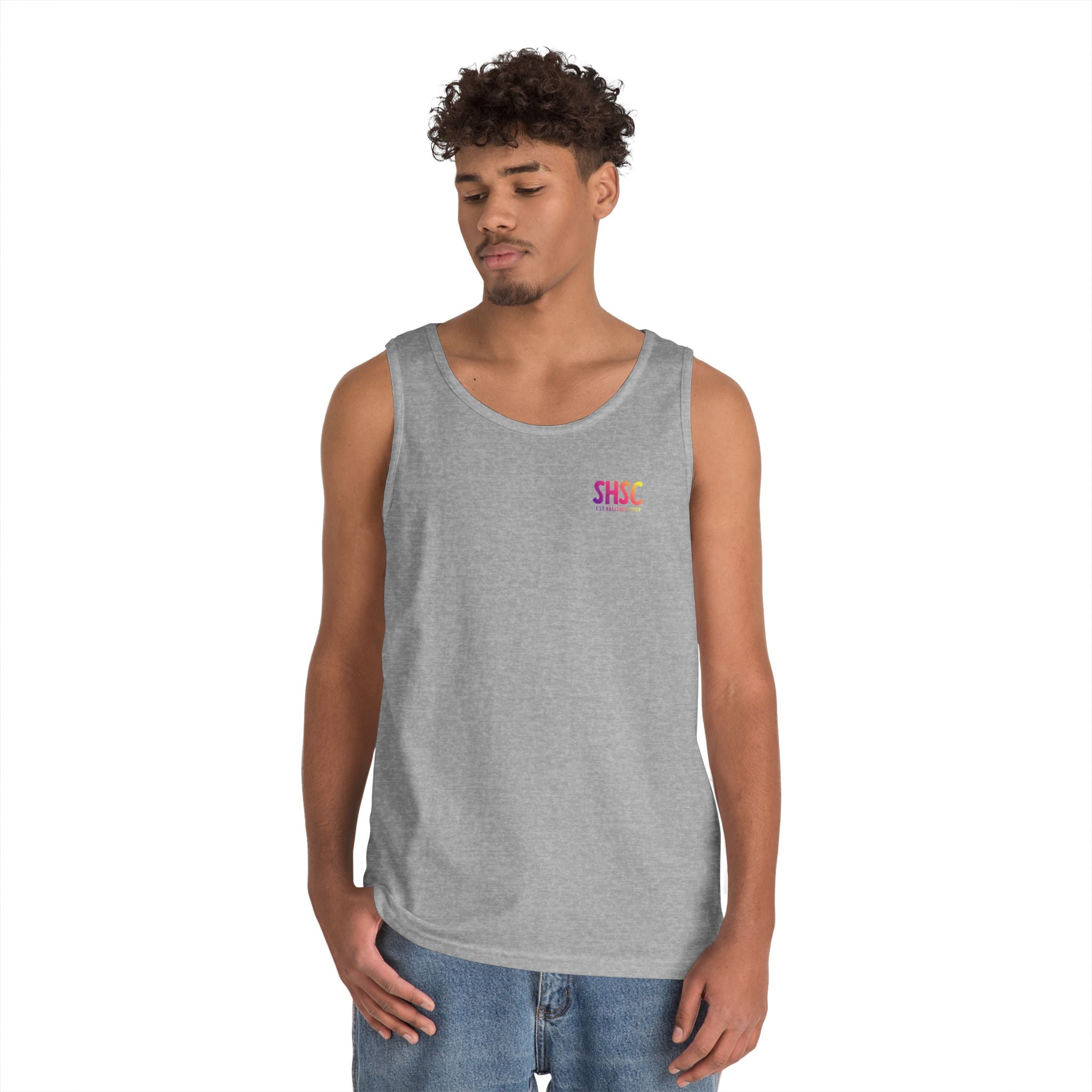 Adult Unisex South Hills Swim Club SHSC Ombre Graphic Tank