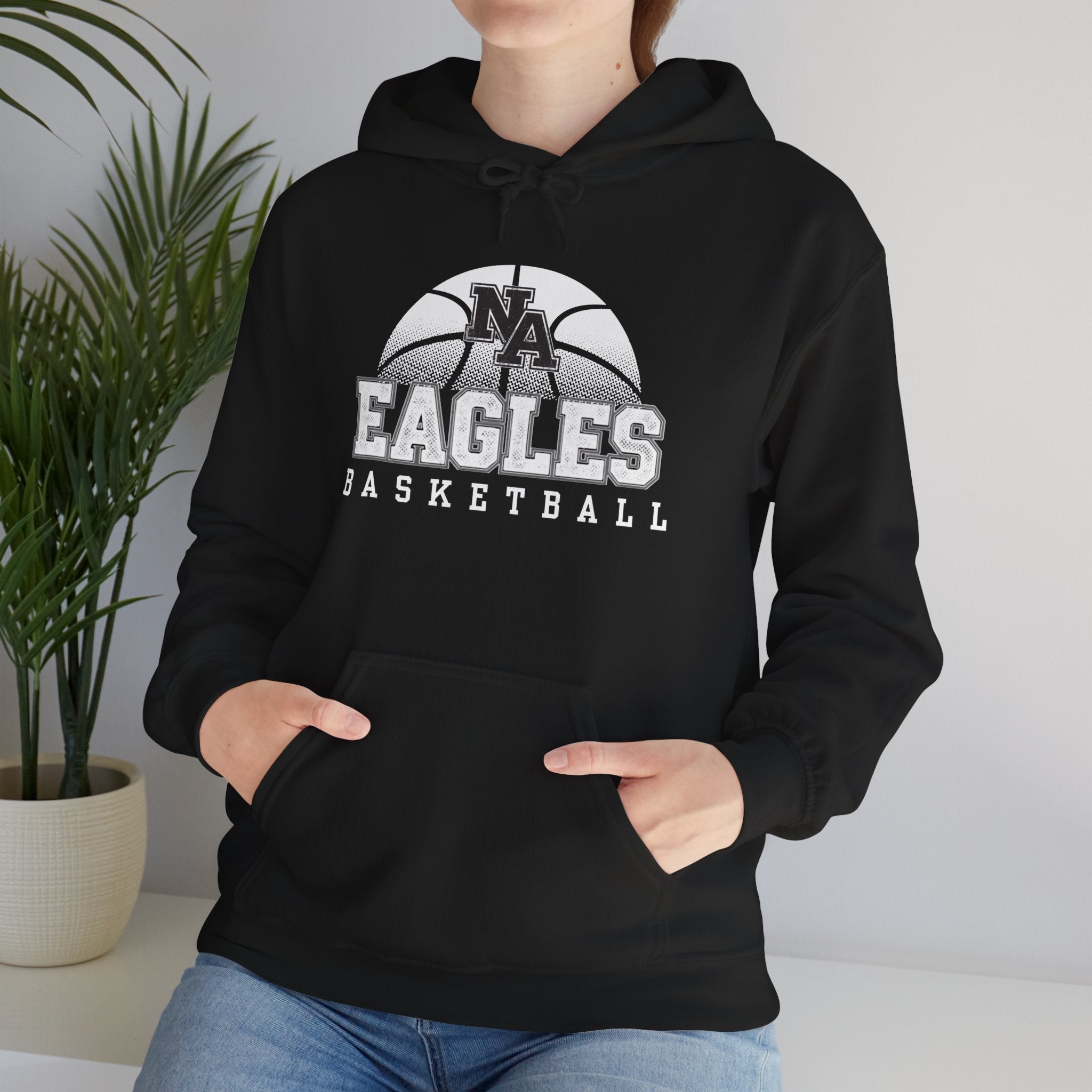 Adult Unisex New Albany Eagles Basketball Fast Break Graphic Hoodie
