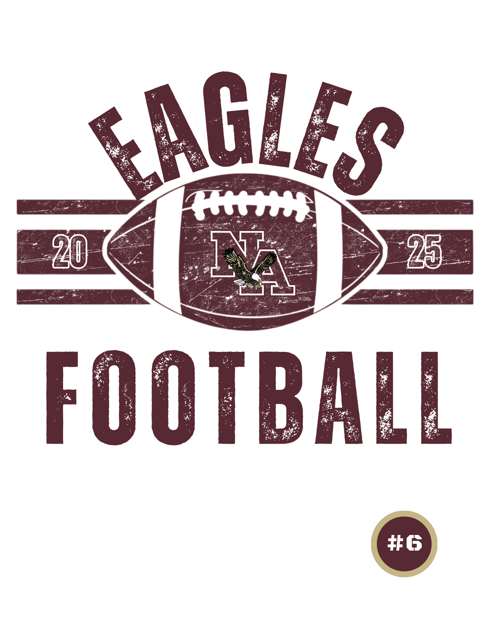 Women's Choose your Graphic Short Sleeve Boxy Crop Tee with Customized Back - New Albany Flag Football