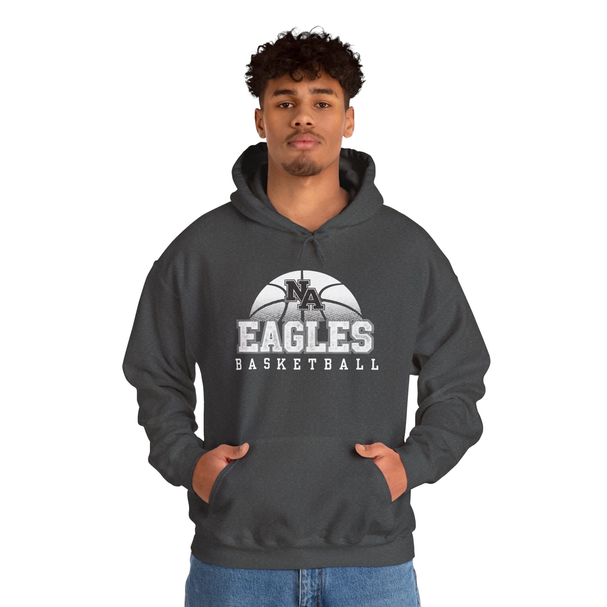 Adult Unisex New Albany Eagles Basketball Fast Break Graphic Hoodie