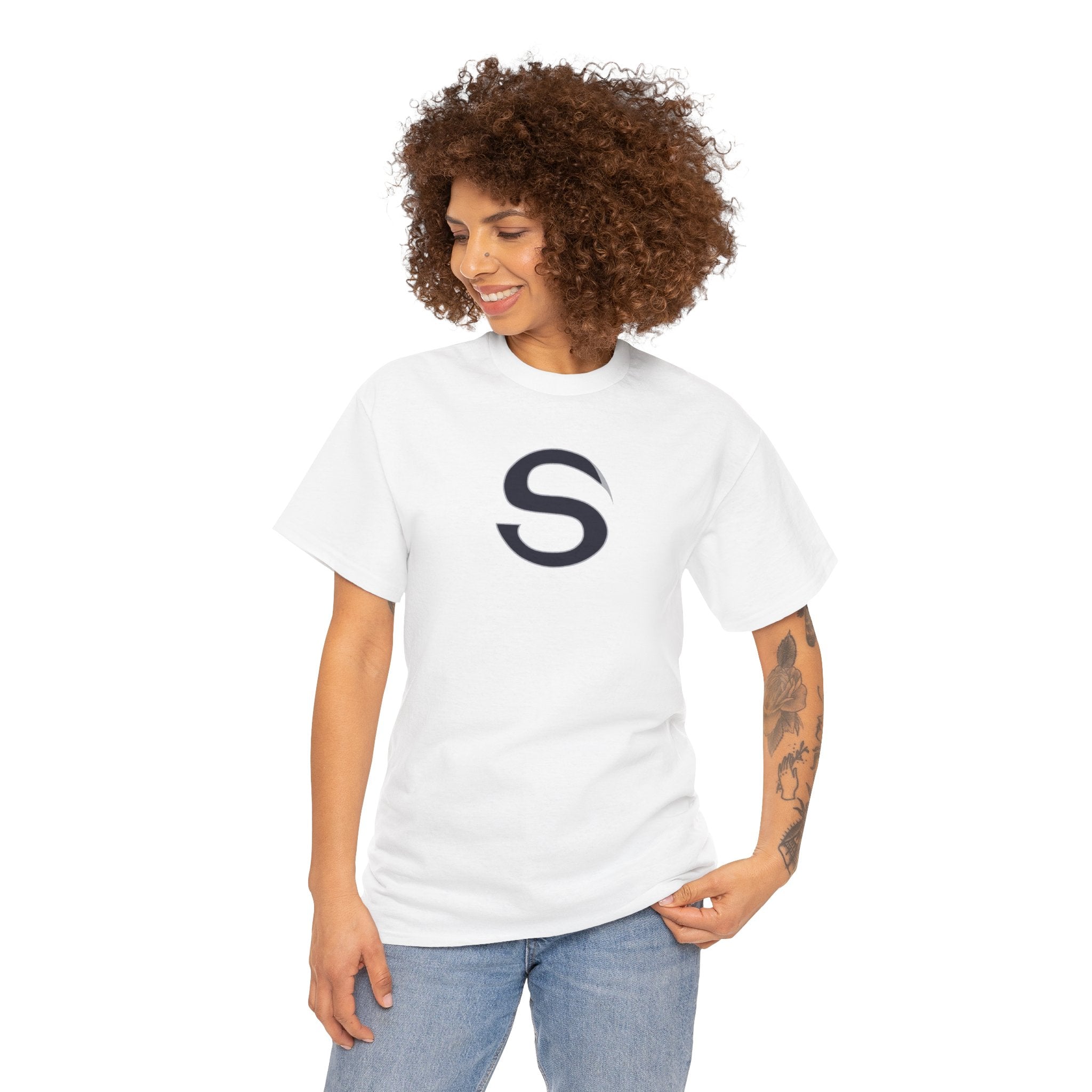 Adult Unisex Stingers S Logo Graphic Short Sleeve Gildan Heavy Tee