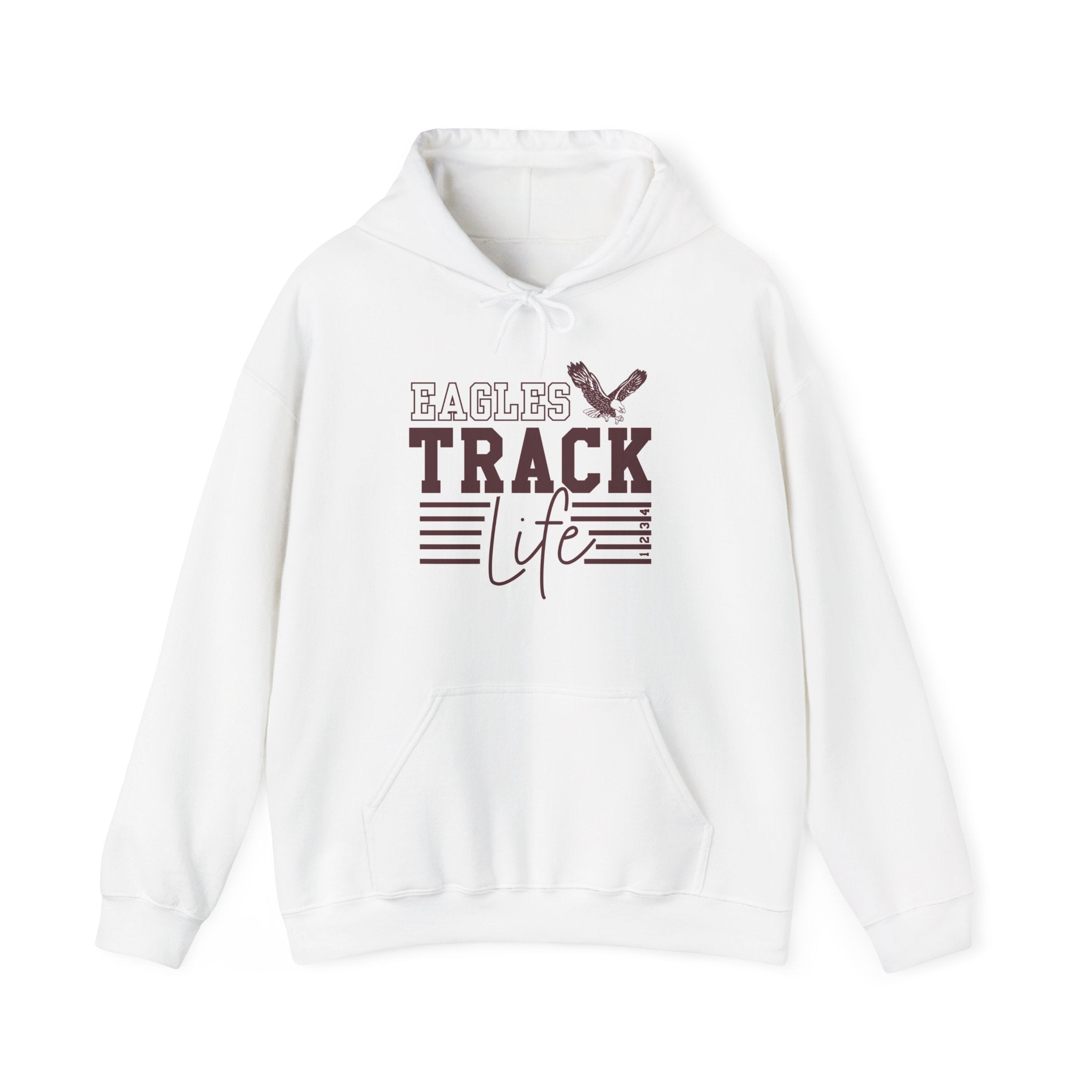 Adult Unisex Eagles Track Life Graphic Hoodie