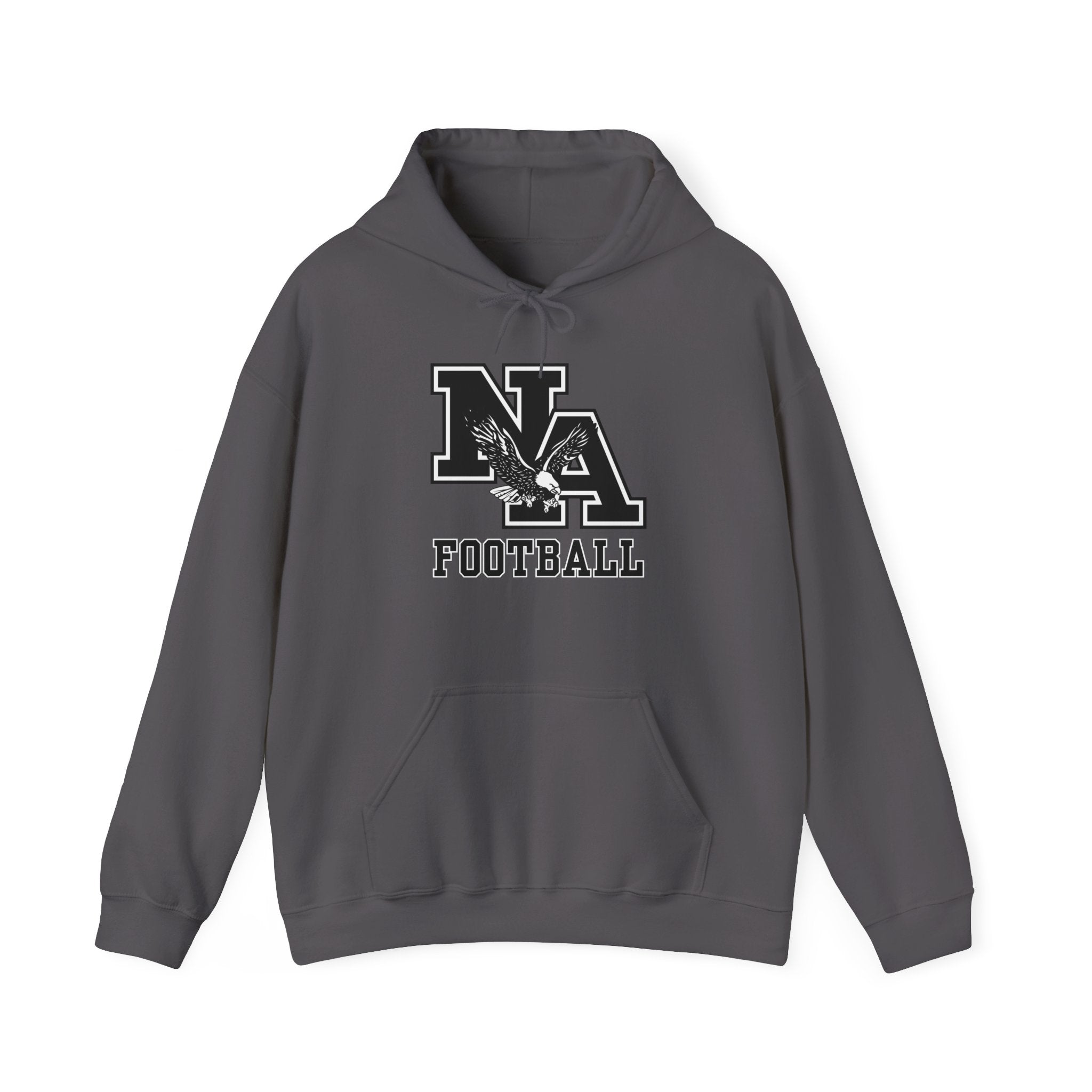 Adult Unisex Classic Logo Black Football Graphic Hoodie