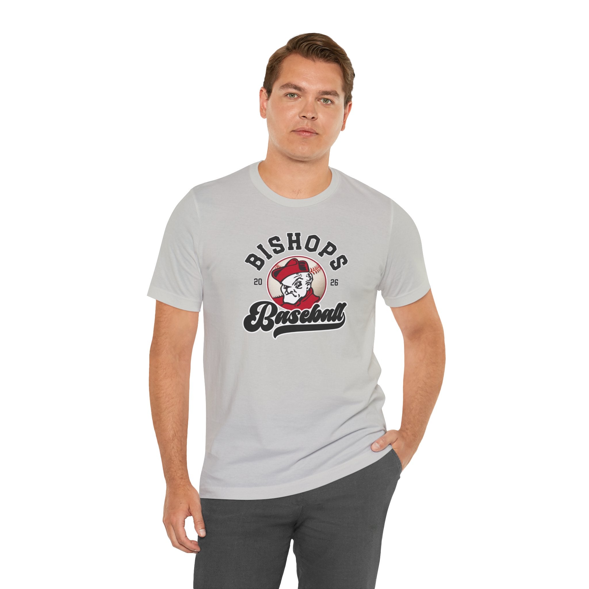 Adult Unisex Battling Bishops 2026 Script Baseball Graphic Short Sleeve Soft Tee