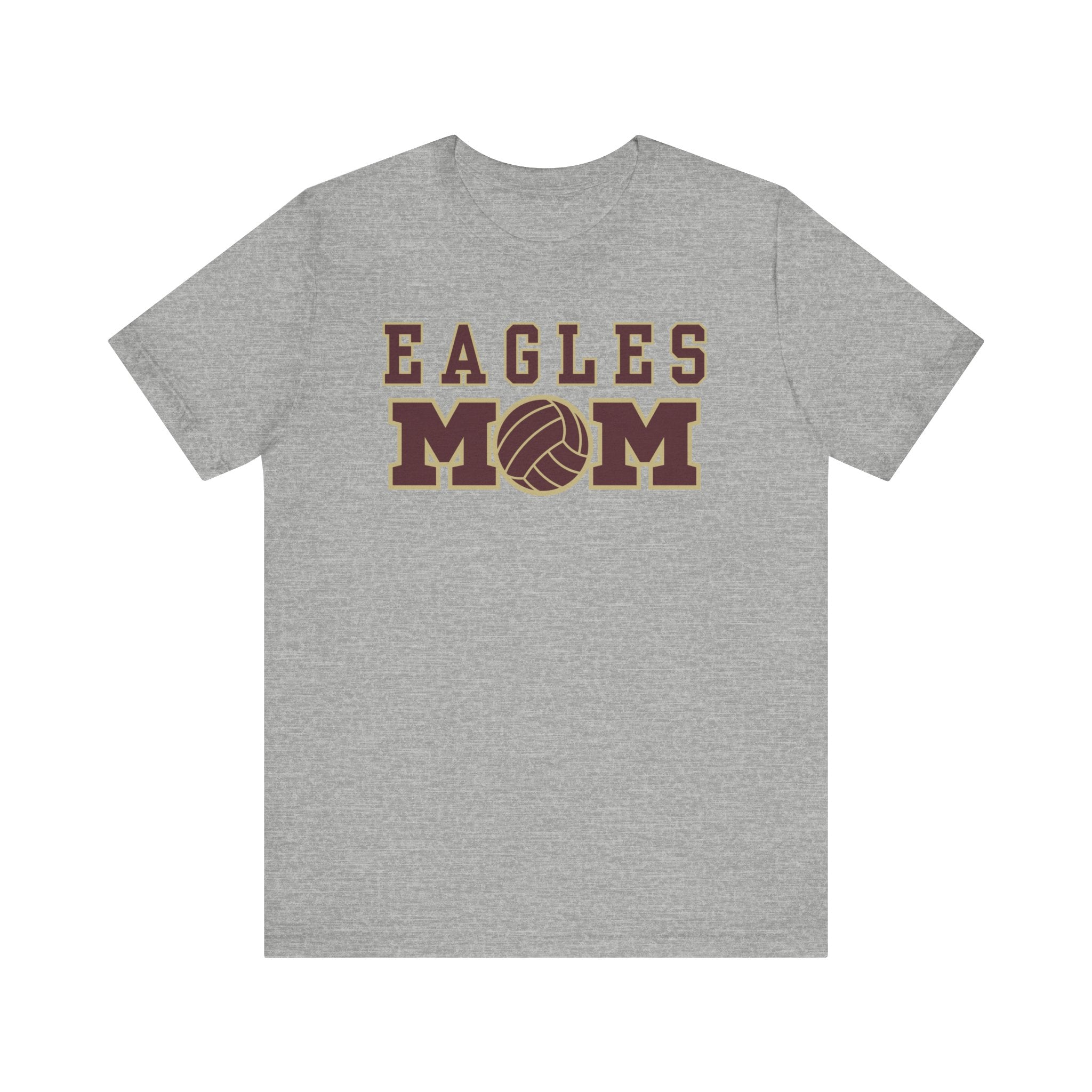 Adult Unisex Eagles Water Polo Mom Graphic Short Sleeve Soft Tee