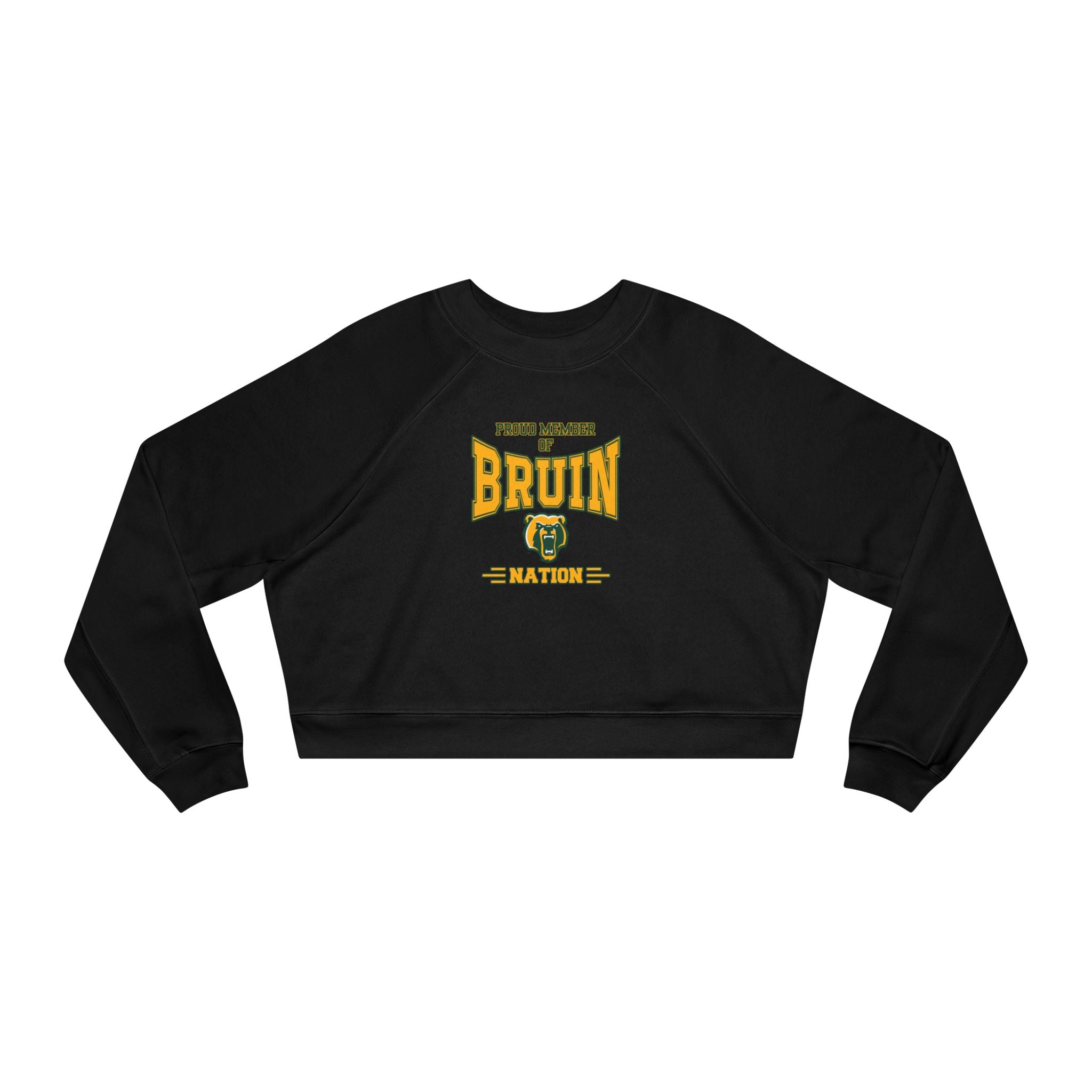Women's Bruin Nation Graphic Cropped Fleece Sweatshirt