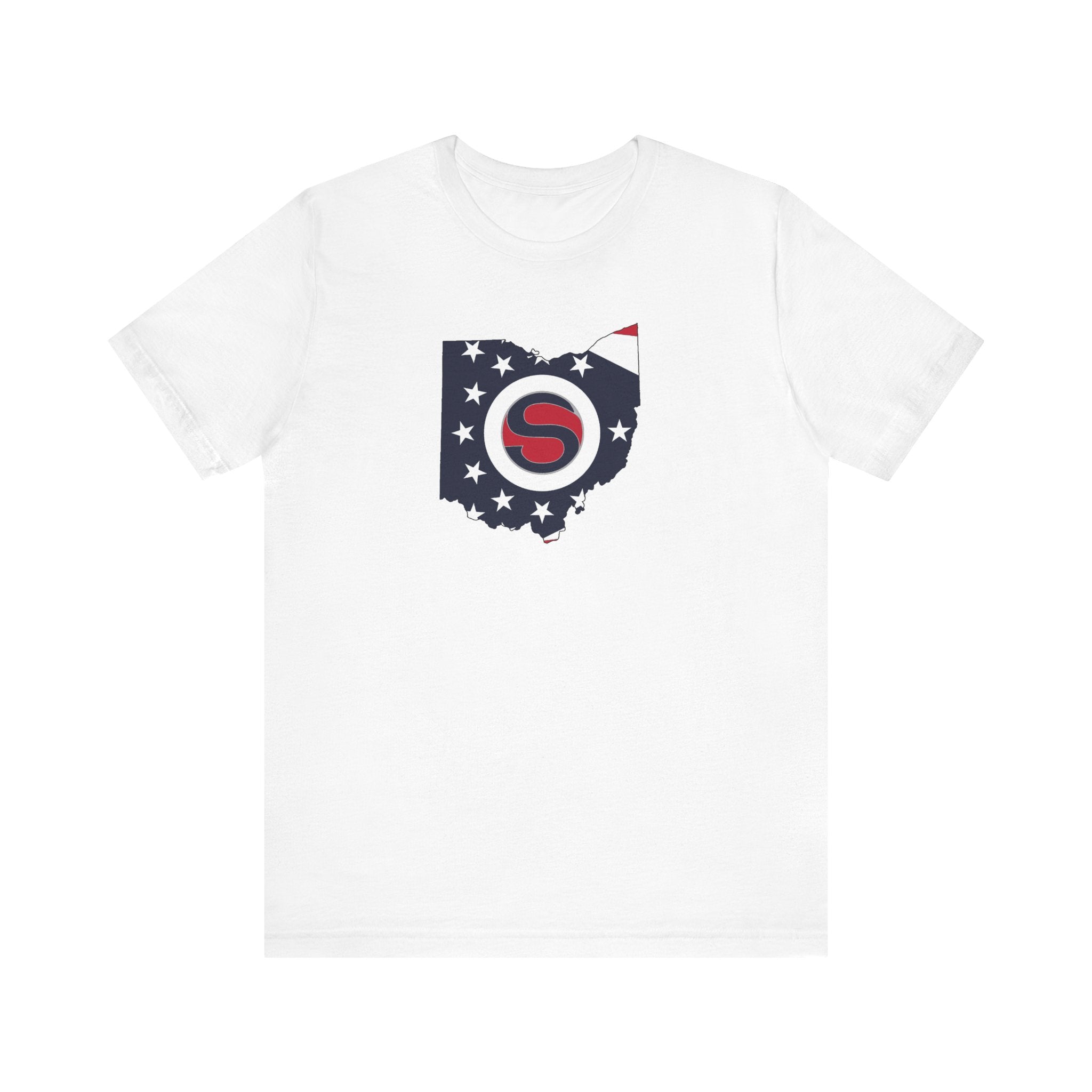 Adult Unisex Stingers Softball State Logo Graphic Short Sleeve Bella + Canvas Soft Tee