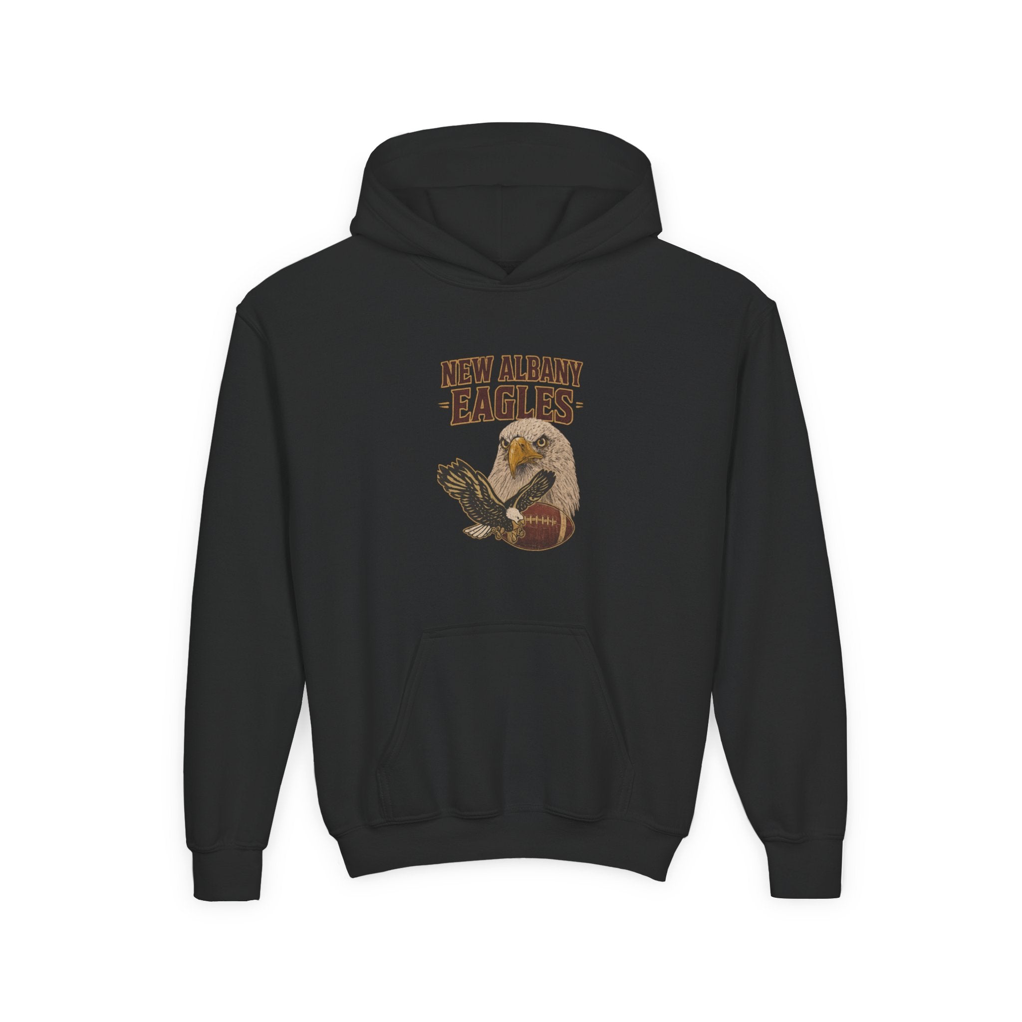 Youth New Albany Gridiron Eagle Graphic Hoodie