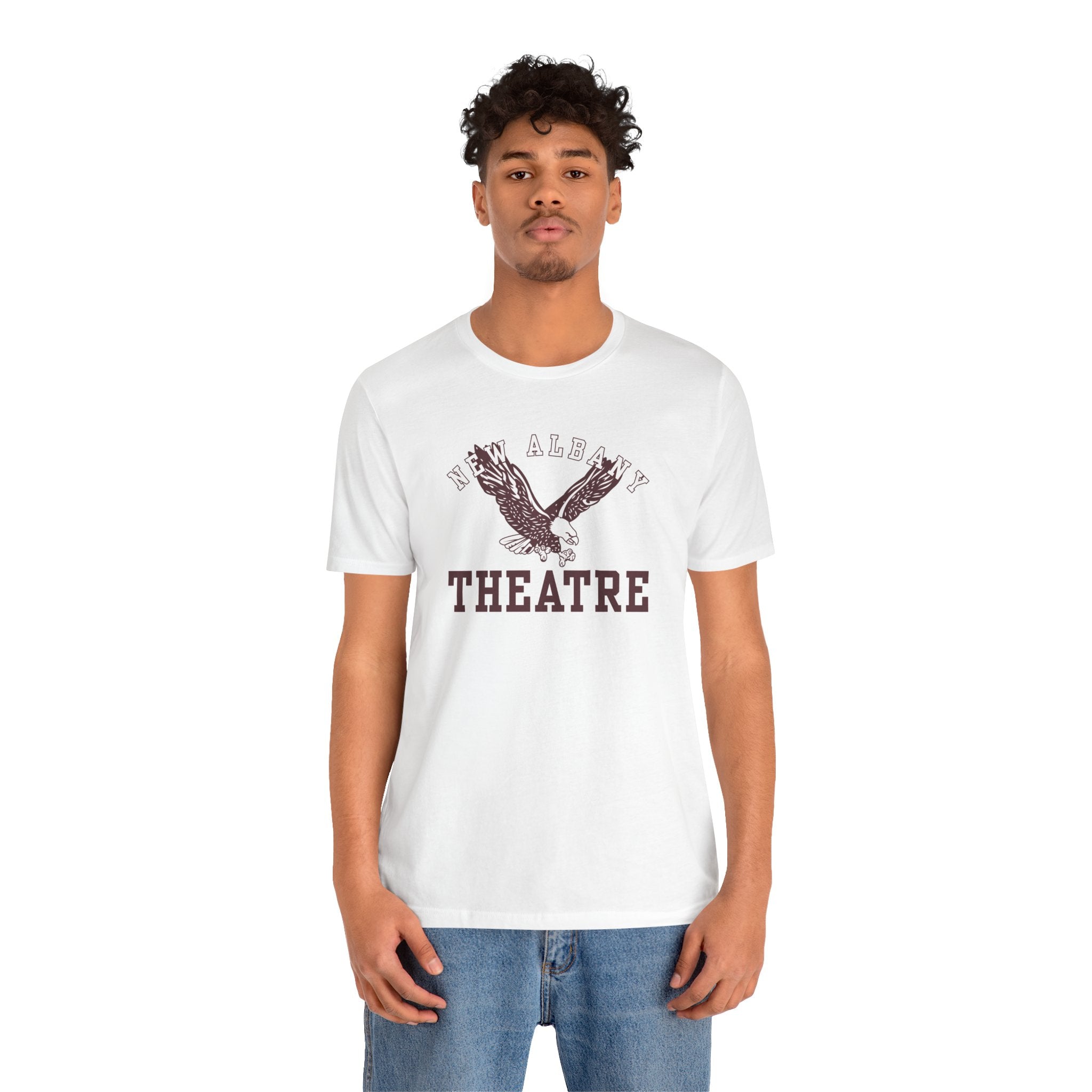 Adult Unisex Flying Theatre Eagle Graphic Short Sleeve Soft Tee
