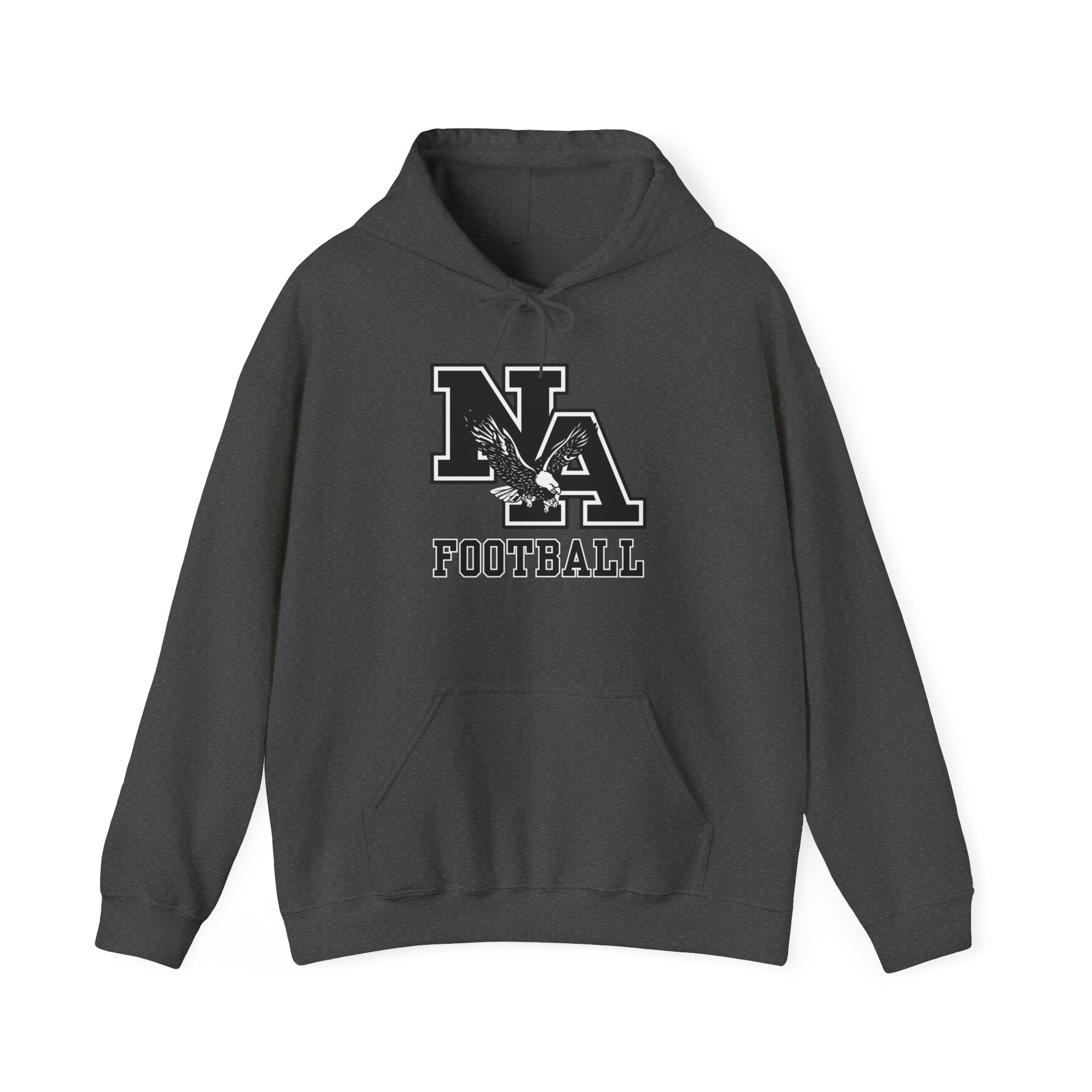 Adult Unisex Classic Logo Black Football Graphic Hoodie