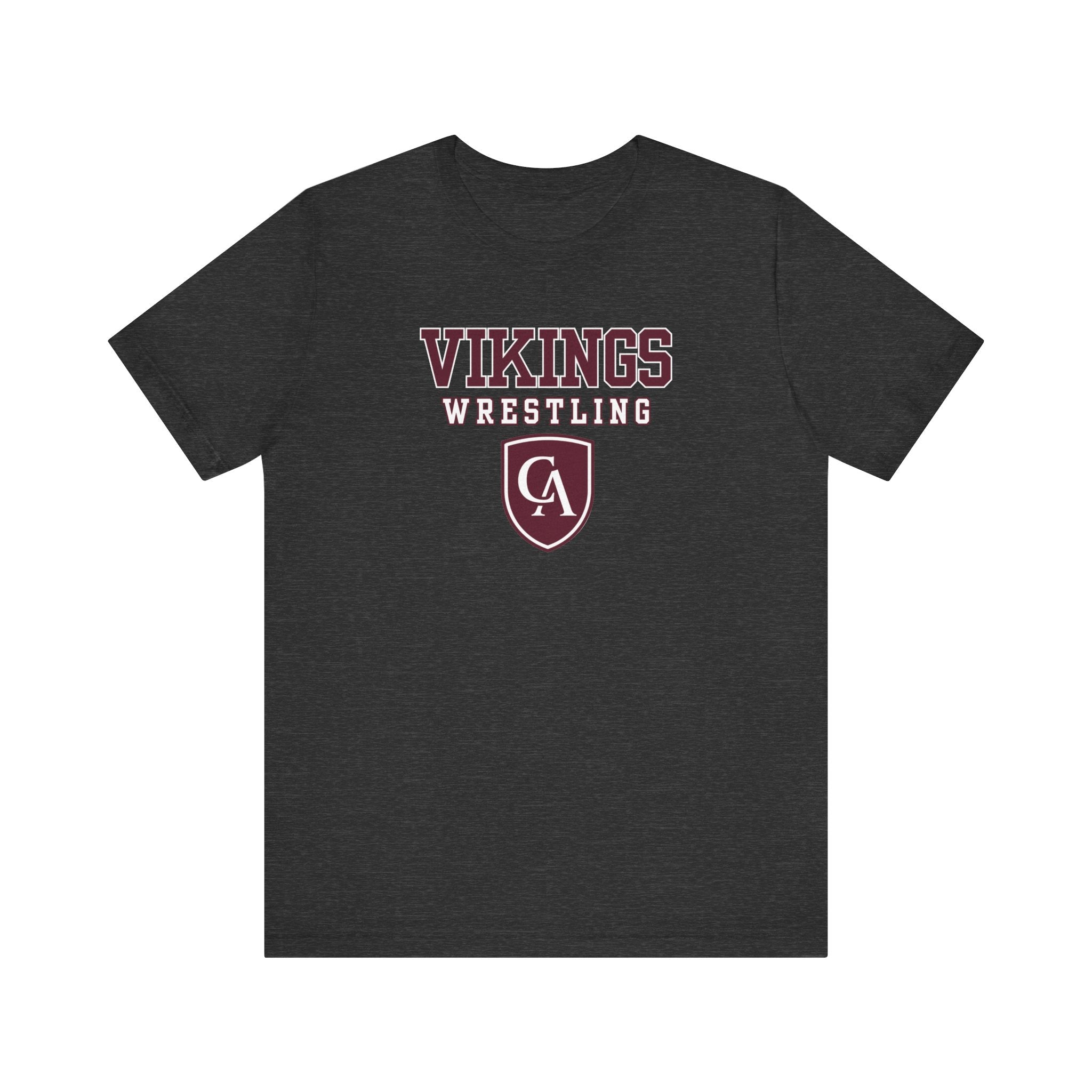 Adult Unisex Columbus Academy Vikings Wrestling Graphic Short Sleeve Bella + Canvas Soft Tee