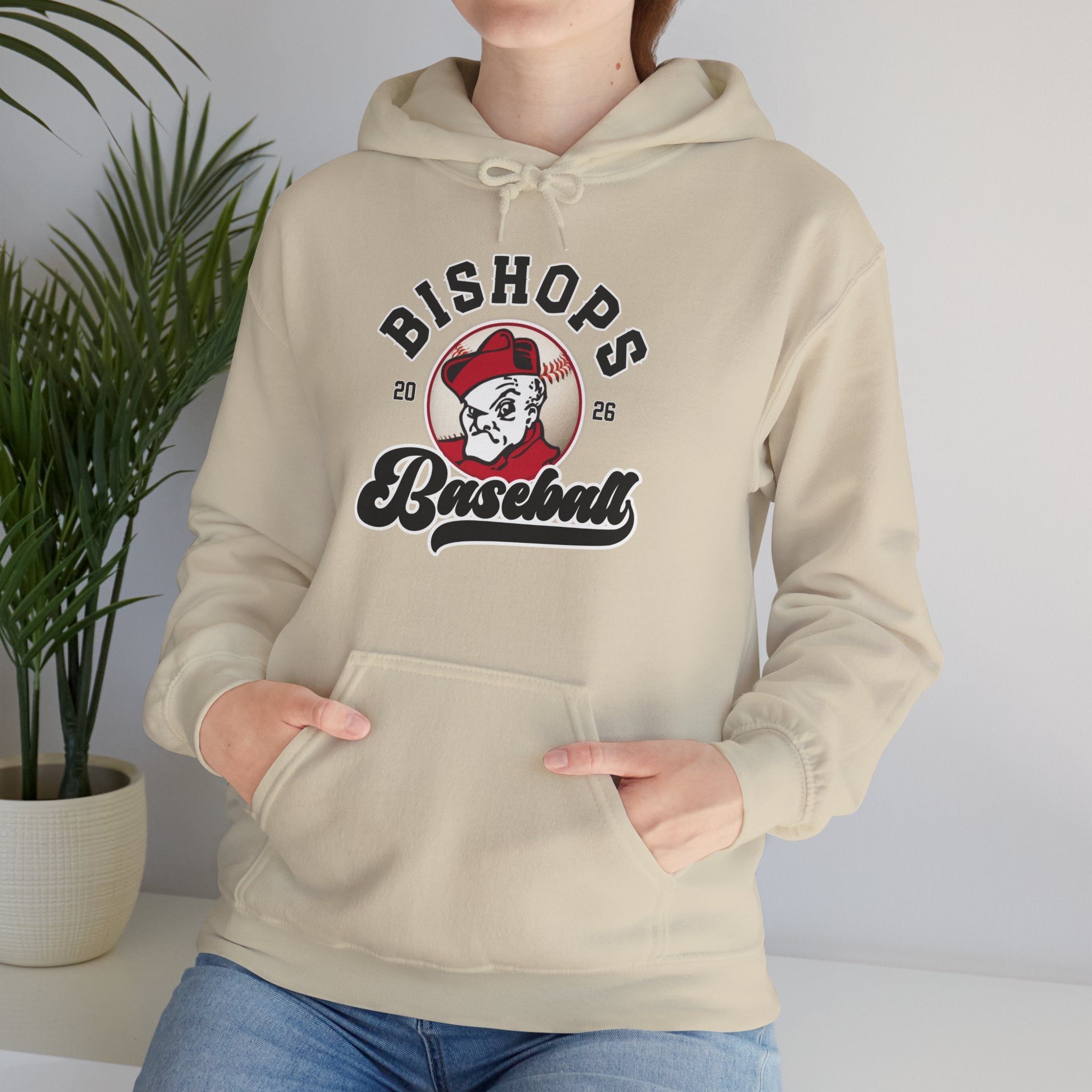 Adult Unisex Battling Bishops 2026 Script Baseball Graphic Hoodie