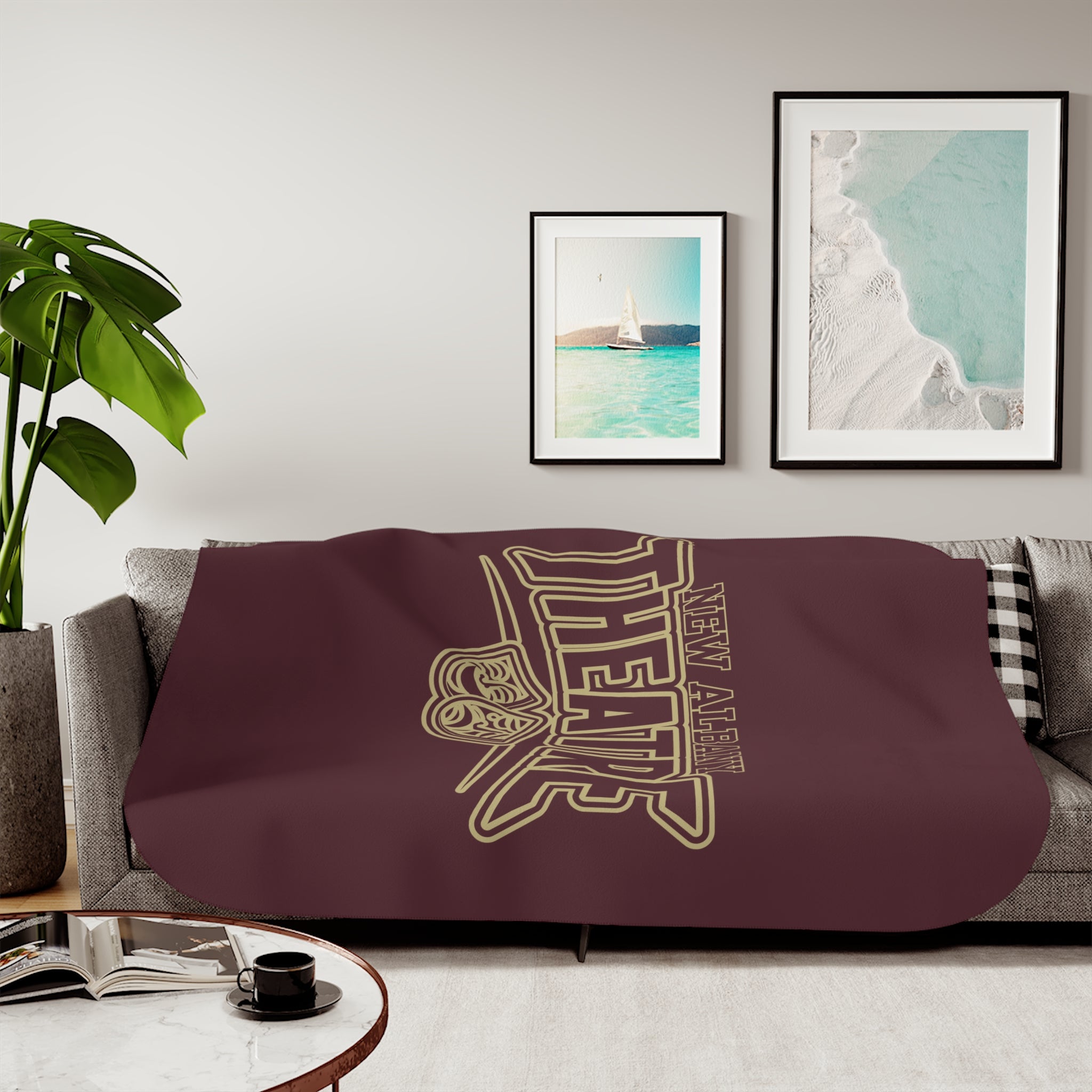 New Albany Theatre Showtime Graphic So-Soft Sherpa Blanket