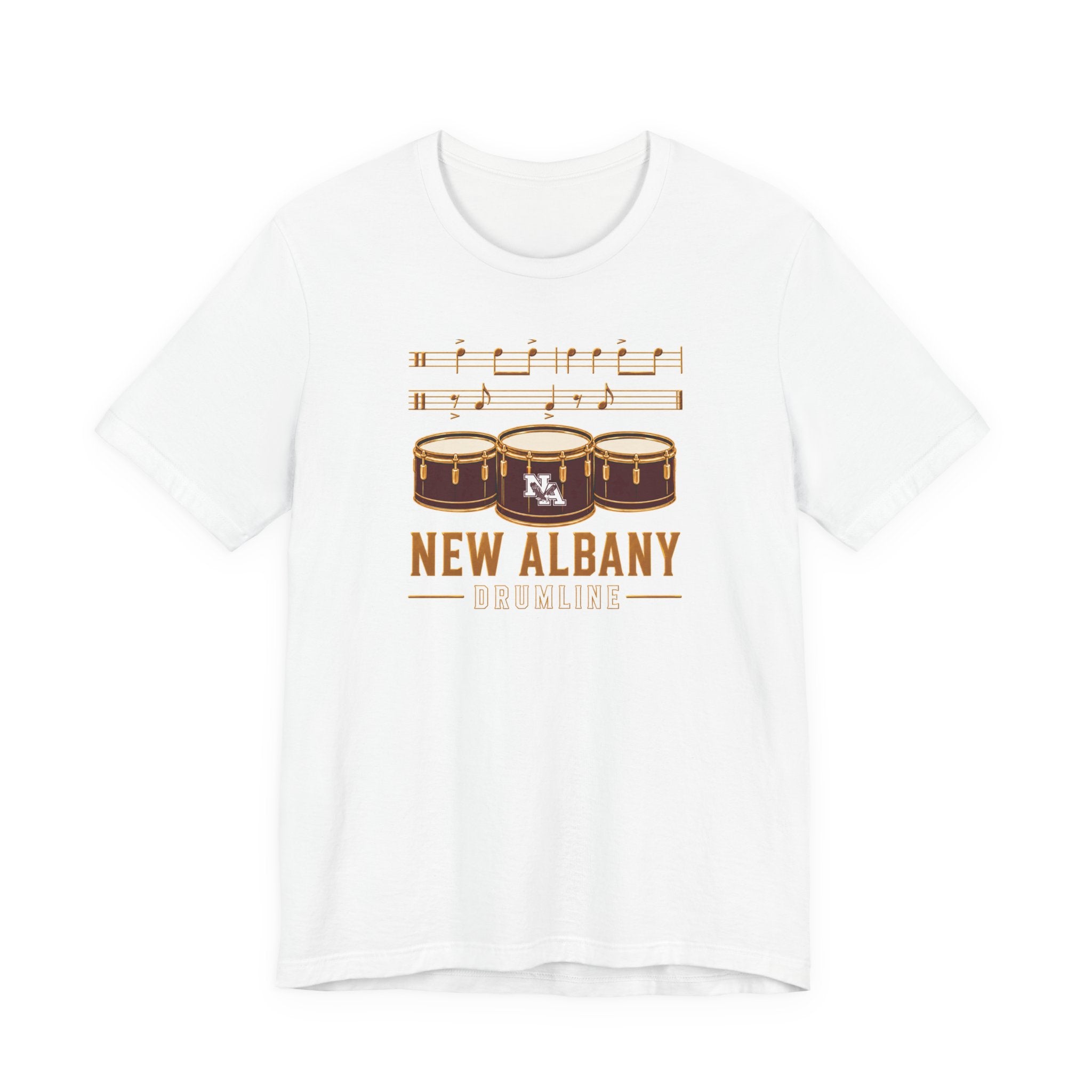 Adult Unisex New Albany Band Drumline Graphic Short Sleeve Bella + Canvas Soft Tee